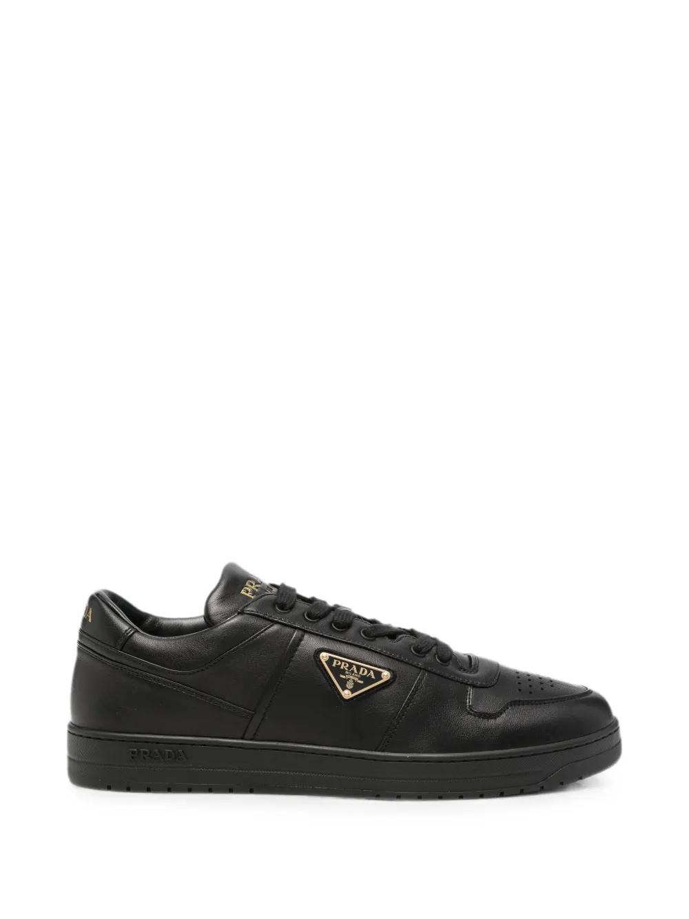 Prada Downtown logo-plaque sneakers – Zwart (2EE364D001F038)