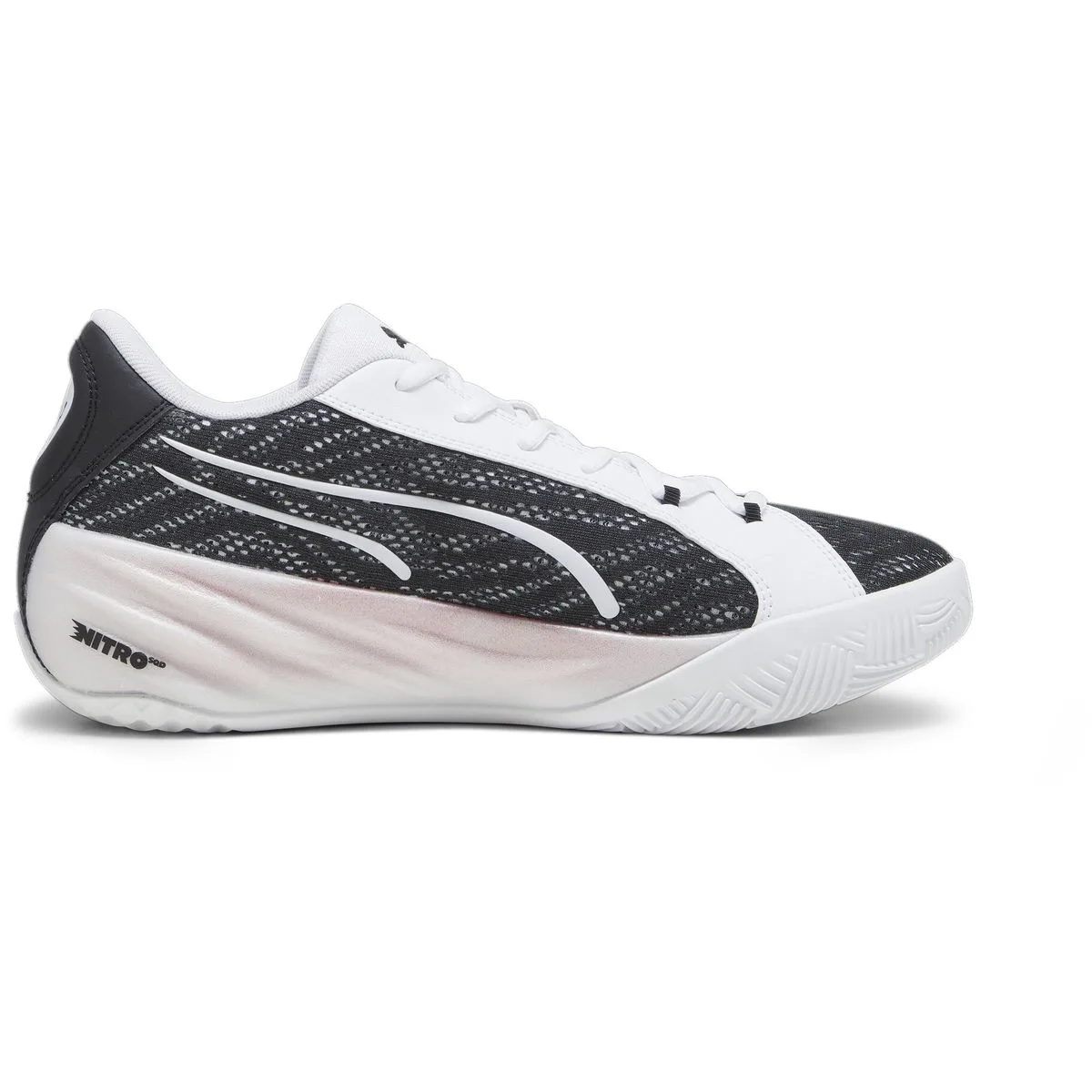 Puma All-Pro Nitro Basketballschuhe 02 – PUMA black/PUMA white/lime squeeze 42 für Herren, schwarz, Größe 42 EU (378541)
