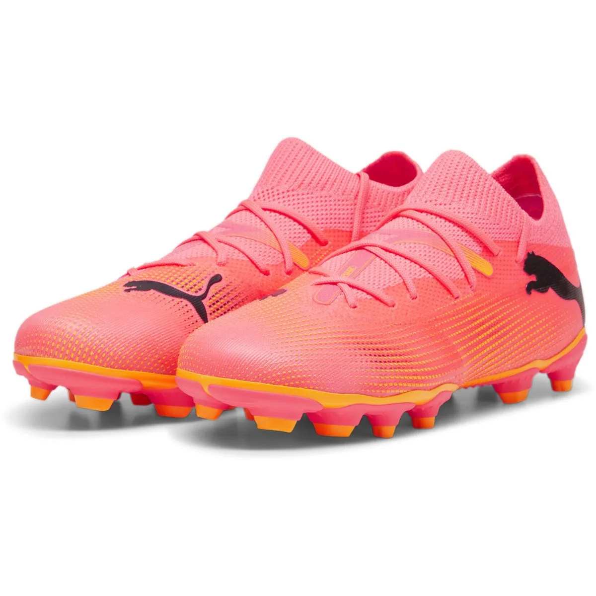 Puma Future 7 Match FG/AG Junior Kinder Nockenschuhe, rosa, Größe 28 (107729)
