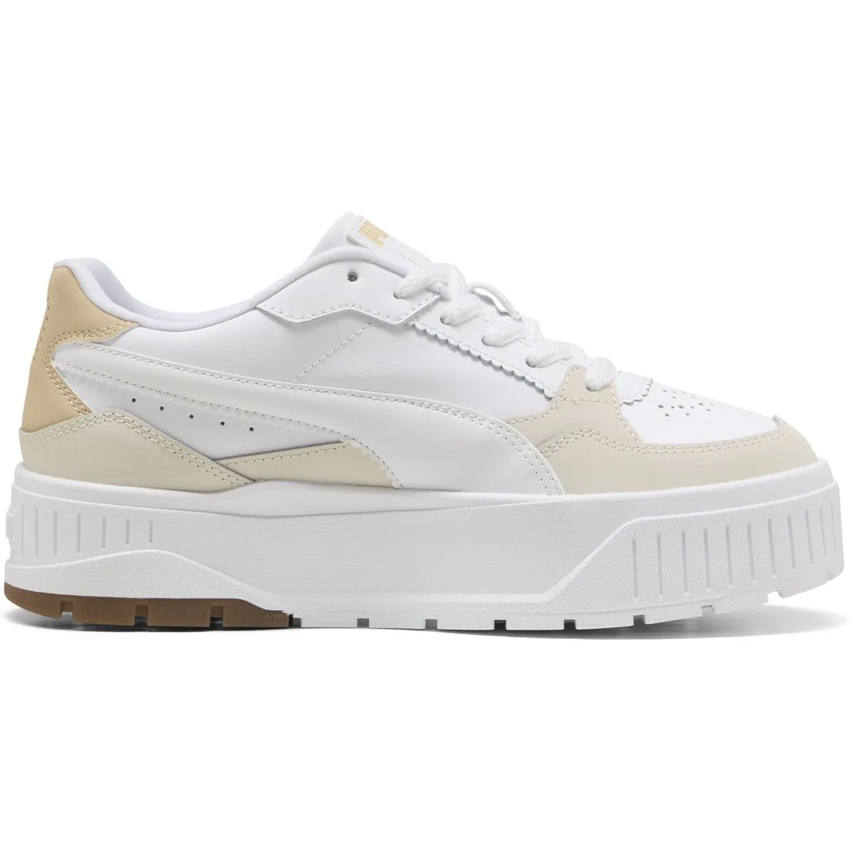 Puma Karmen II Idol Bold Elegance Plateau Sneaker Damen 01 – PUMA white/PUMA white/alpine snow 42 für Damen, weiß, Größe 36 EU (400392)