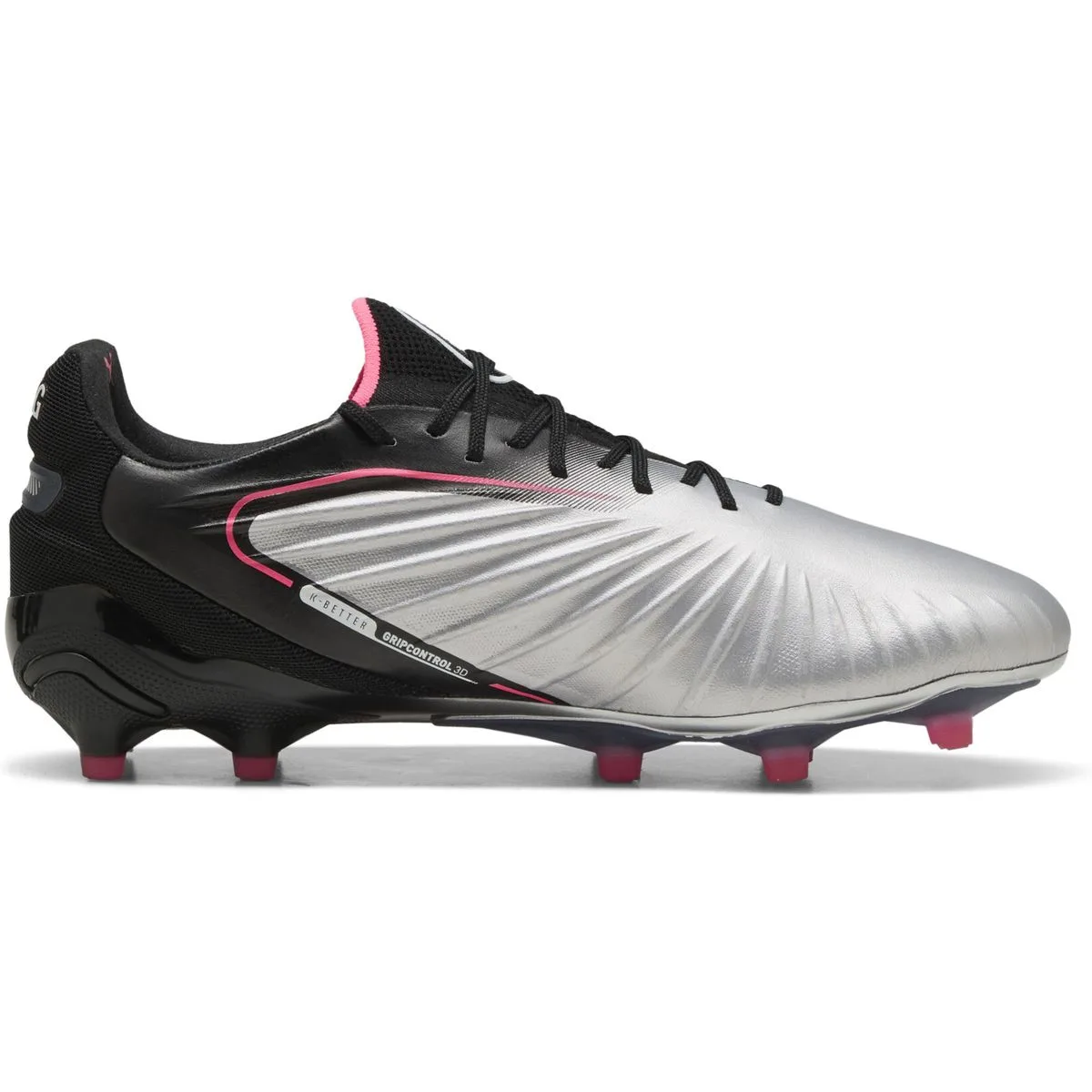 Puma King Ultimate FG/AG Fußballschuhe Damen 02 – PUMA silver/PUMA black/sun struck/PUMA white 40 für Damen, silber, Größe 36 EU (108307)