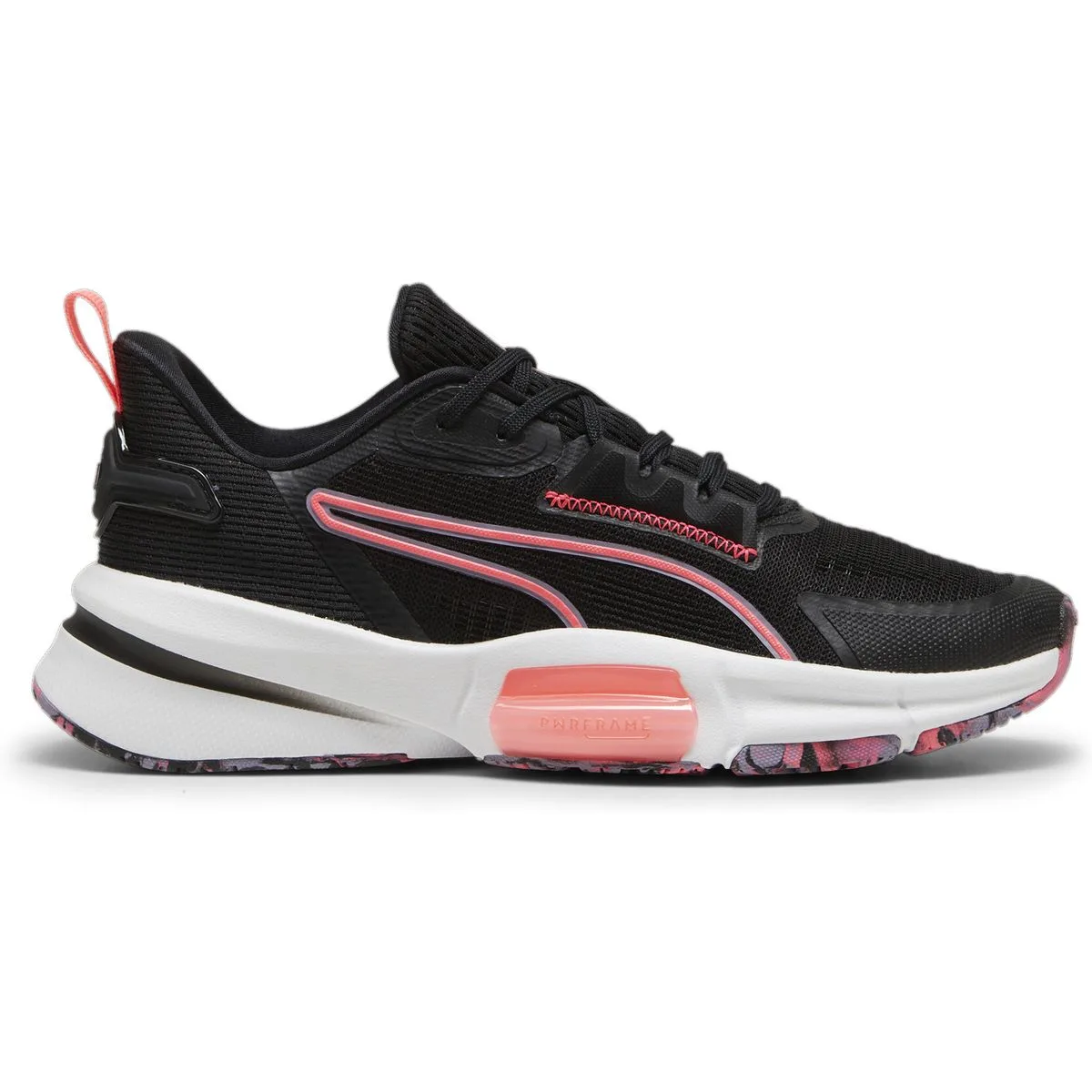 Puma PWRFrame TR 3 Hypernatural Trainingsschuhe Damen 01 – PUMA black/sunset glow 37.5 für Damen, schwarz, Größe 37 ½ EU / 4,5 UK (310143)