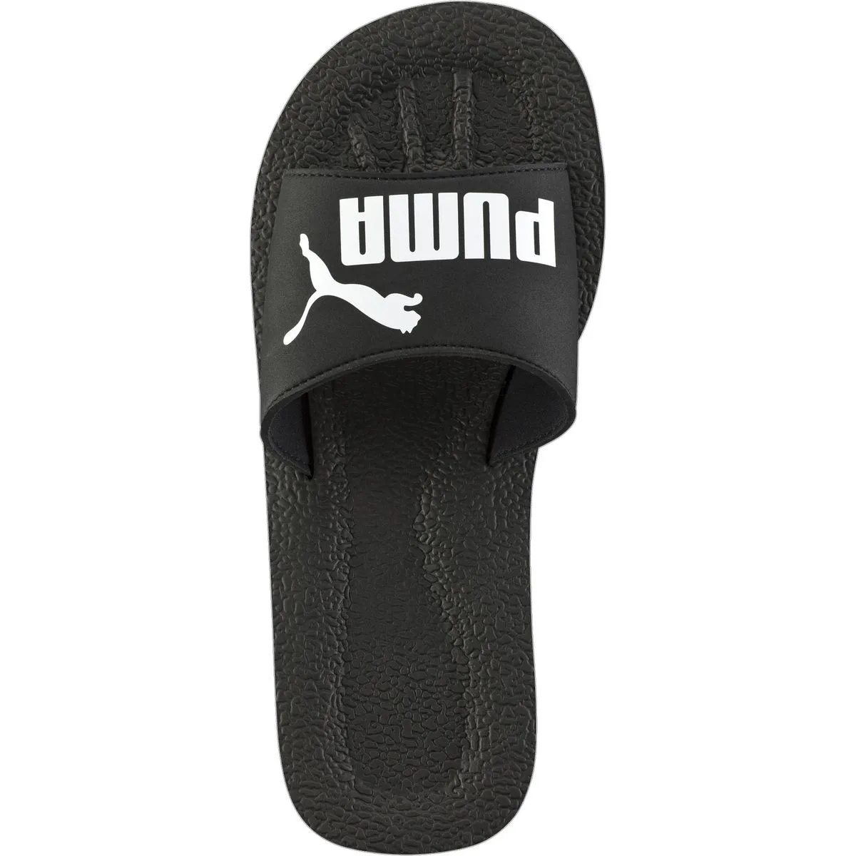 Puma Purecat Badelatschen black/white 39 für Herren, schwarz, Größe 46 EU / 11 UK (360262)