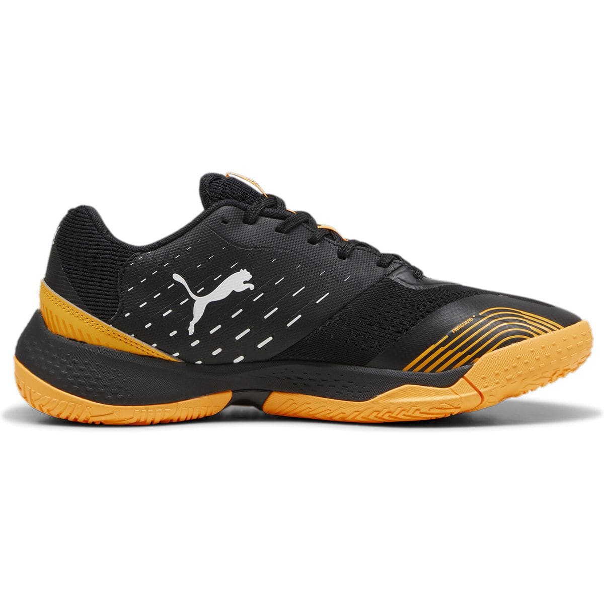 Puma Solarstrike III Hallenschuhe 01 – PUMA black/sun stream/PUMA white 44.5 für Herren, schwarz, Größe 46 ½ EU / 11,5 UK (107849)