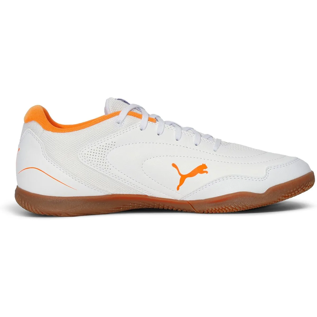 Puma Truco IV Hallen-Fußballschuhe 03 – sugared almond/puma white/emerald ice/mint jelly/puma black 39 für Herren, schwarz, Größe 40 ½ EU (108845)