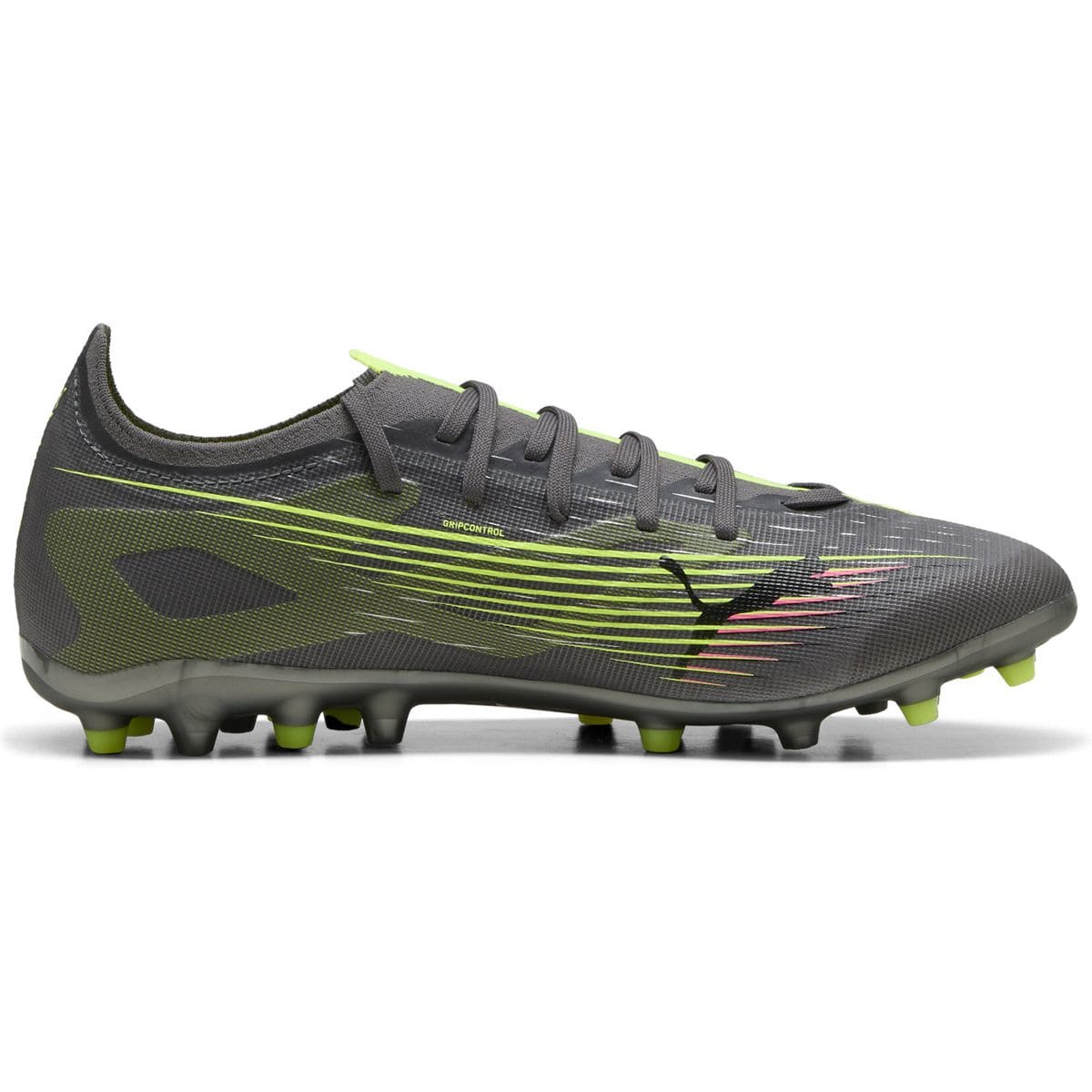 Puma Ultra 5 Match MG Fußballschuhe 03 – matte aged silver/yellow alert/puma aged silver 42.5 für Herren, blau, Größe 44 ½ EU / 10 UK (108348)