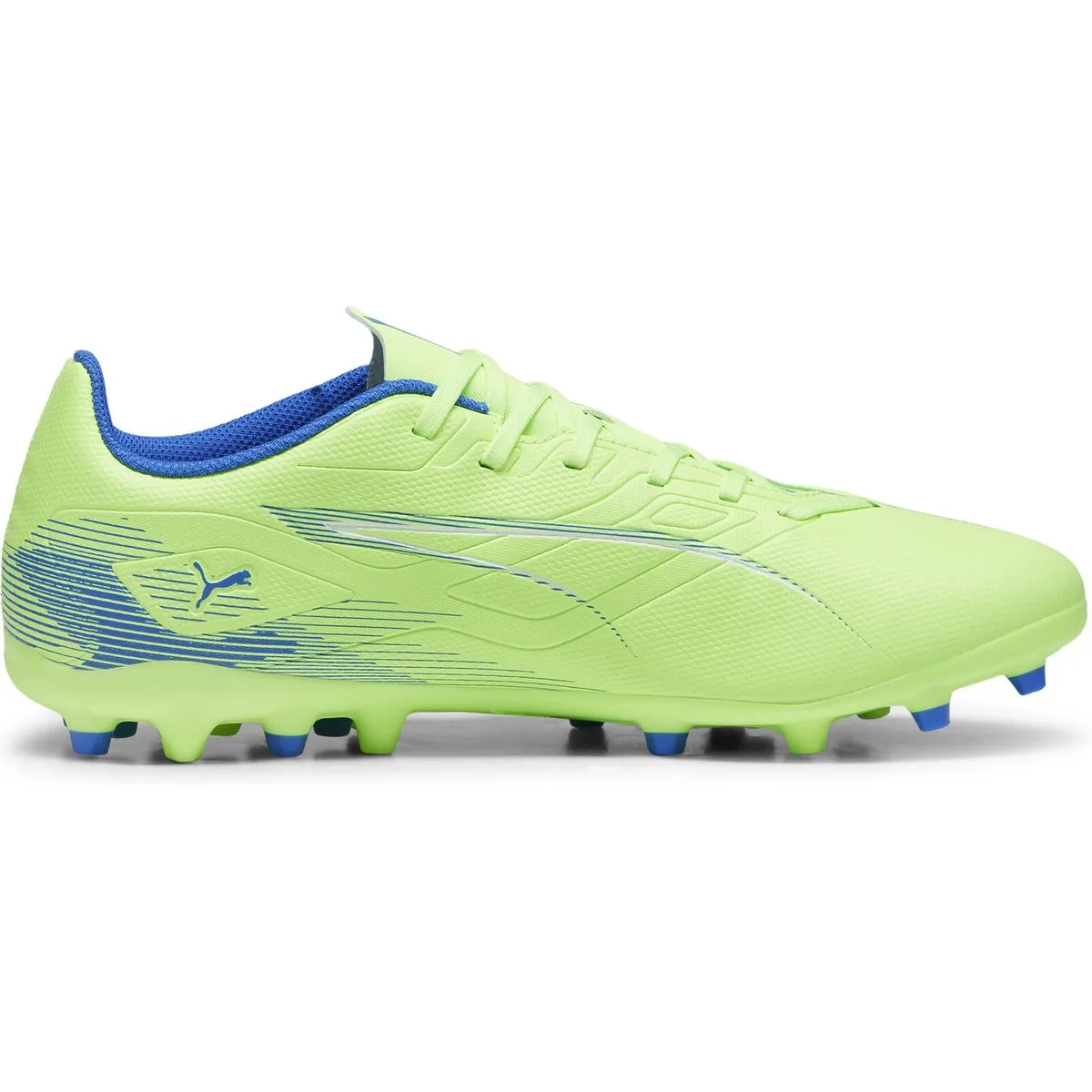 Puma Ultra 5 Play MG Fußballschuhe 01 – lapis lazuli/puma white/sunset glow 46.5 für Herren, blau, Größe 45 EU (107906)