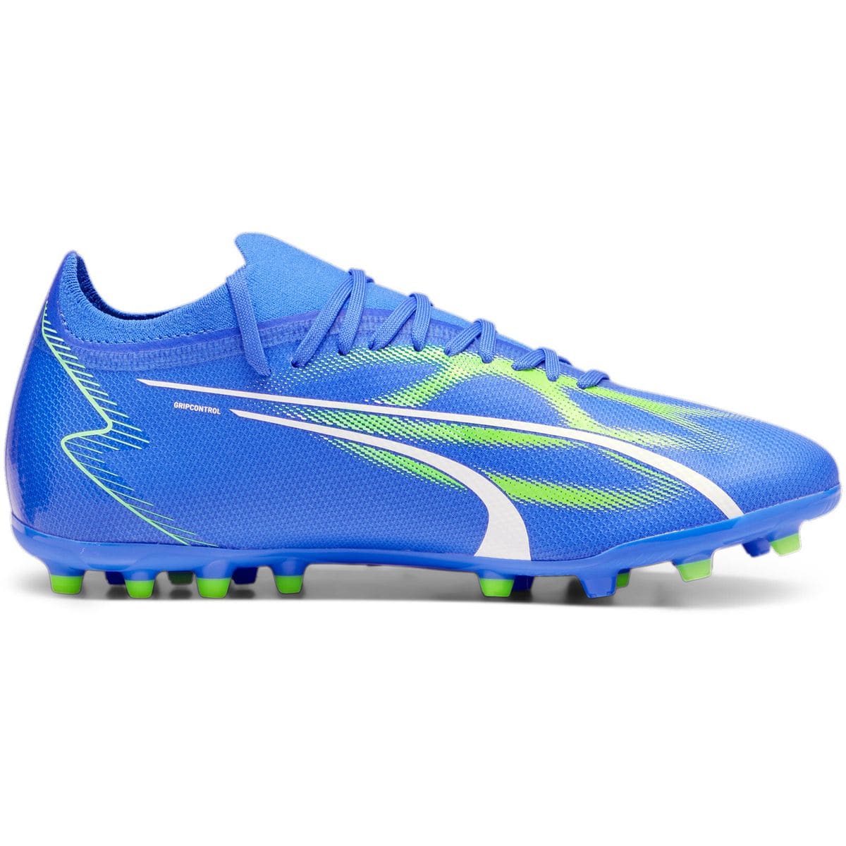 Puma Ultra Match MG Fußballschuhe Herren 03 – ultra blue/puma white/pro green 45 für Herren, blau, Größe 44 ½ EU / 10 UK (107520)
