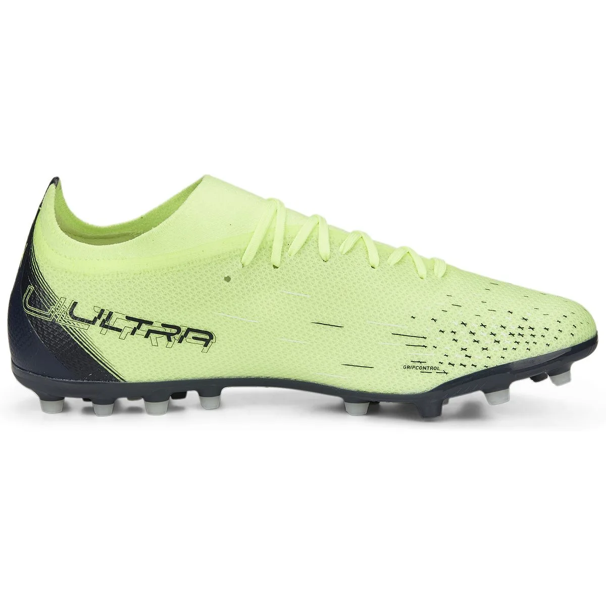 Puma Ultra Match MG Fußballschuhe Herren fizzy light/parisian night/blue glimmer 46.5 für Herren, gelb, Größe 46 ½ EU / 11,5 UK (106902)
