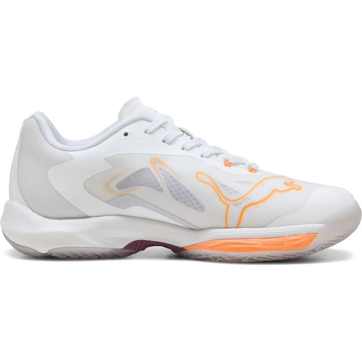 Puma Vantage Nitro W+ – PUMA White-Berry-Heat Fire-Lilac Crush 5 für Damen, weiß, Größe 38 ½ EU / 5,5 UK (108563)