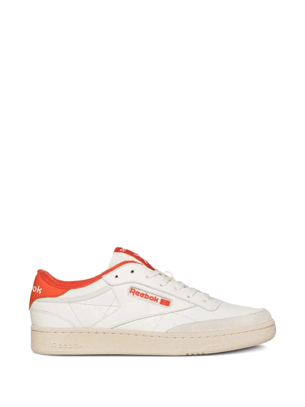 Reebok Club C White Neon Orange sneakers – Wit (RMIA011C99LEA0030120)