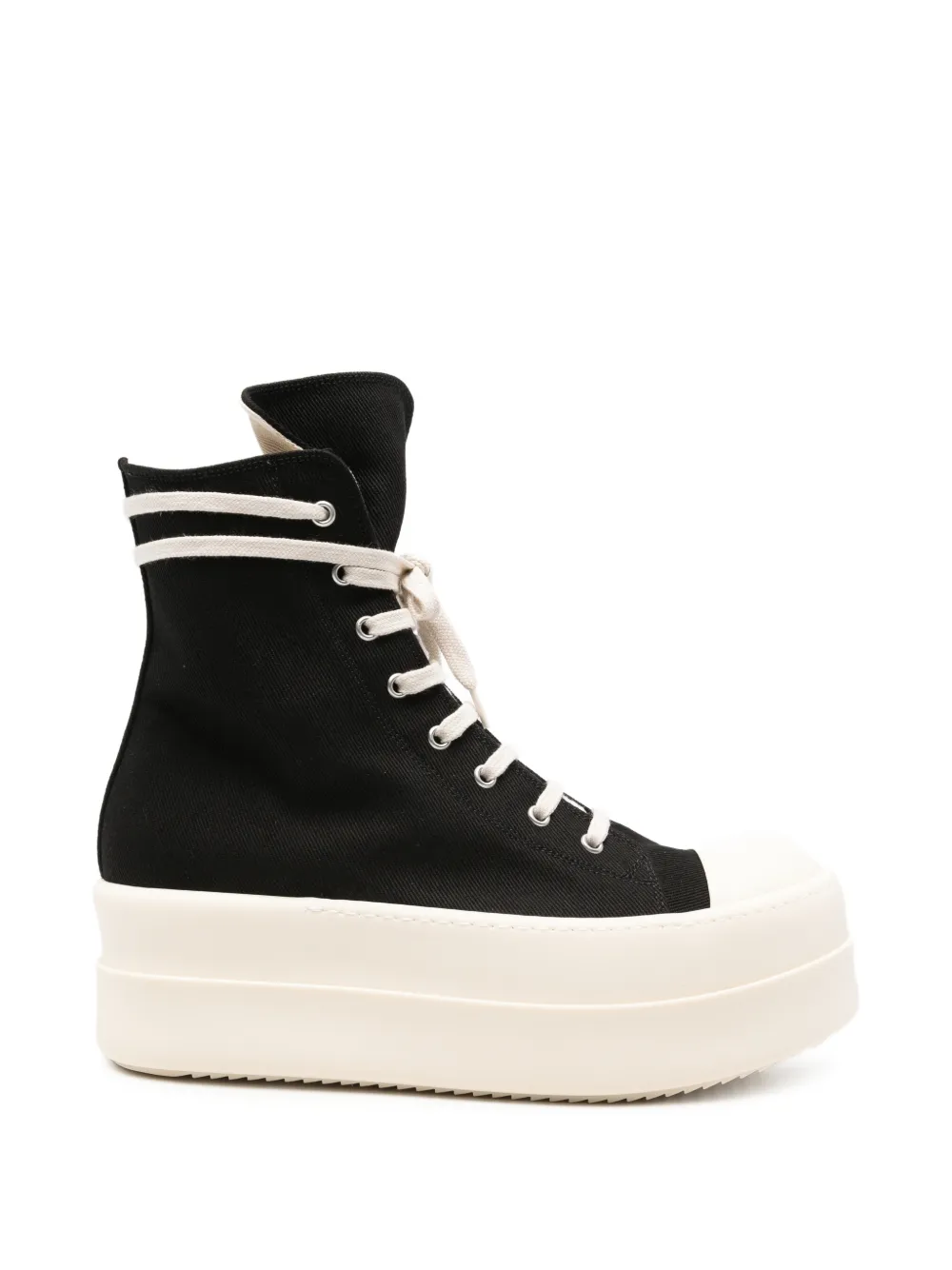 Rick Owens DRKSHDW High-Top-Sneakers mit Plateausohle – Schwarz (DU02F6831DO)