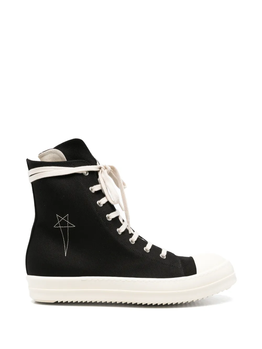 Rick Owens DRKSHDW High-Top-Sneakers mit Reißverschluss – Schwarz (DU02F6800DOEM8)