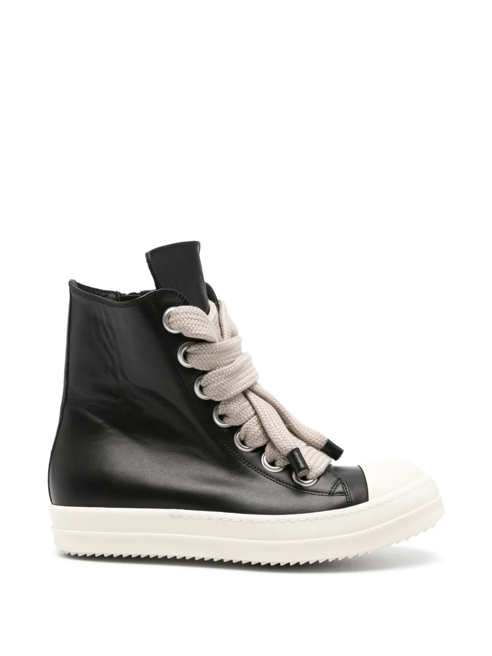 Rick Owens High-Top-Sneakers mit Jumbo-Spitze – Schwarz (RU02F4892LCOW2)