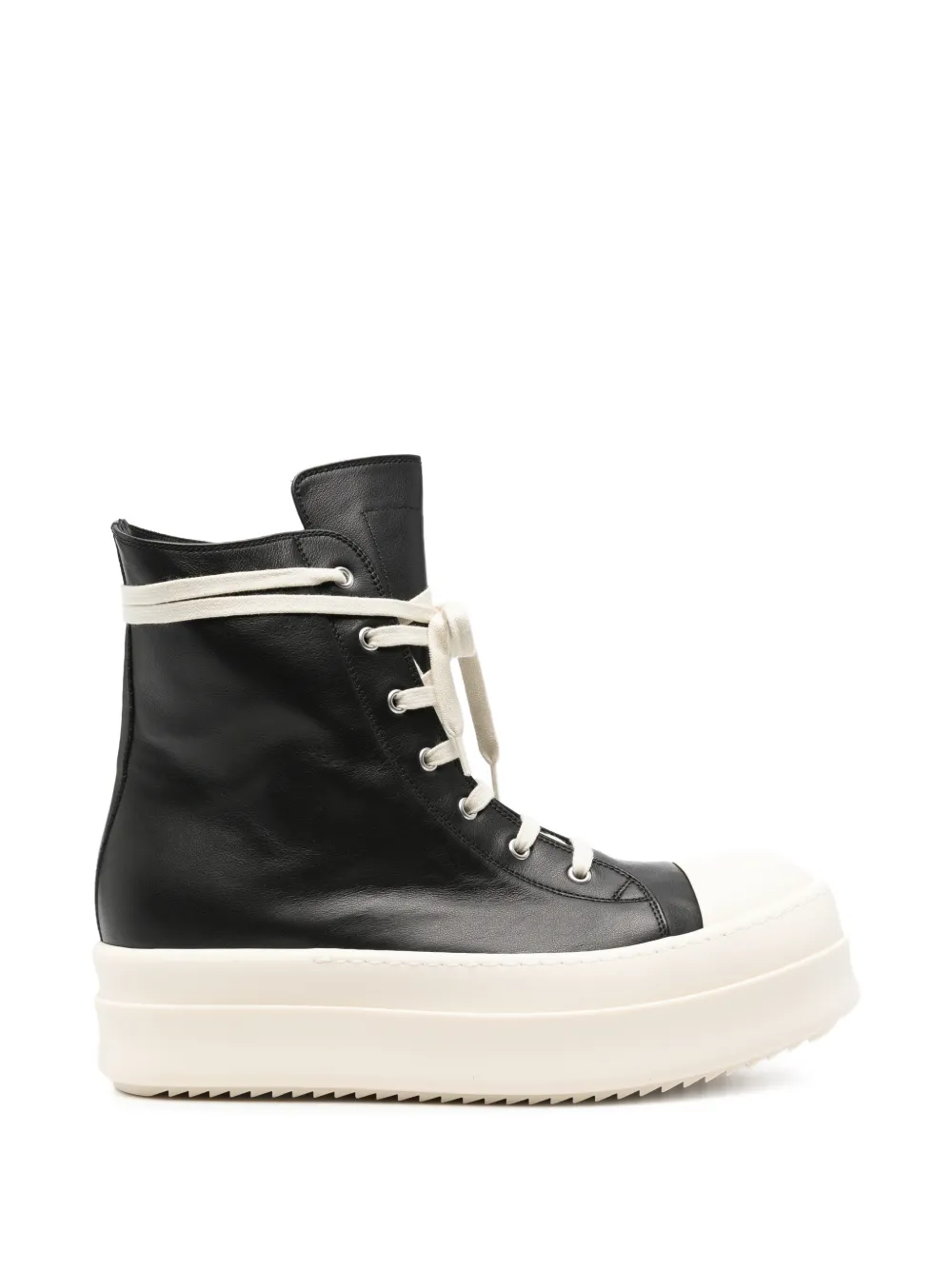 Rick Owens High-Top-Sneakers mit Plateau – Schwarz (RU02F4859LCO)