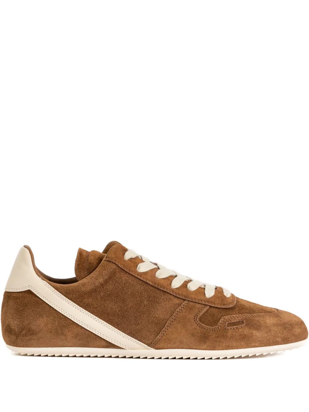 Rick Owens Minimal suède sneakers – Bruin (RU02E1889LVSLCO)