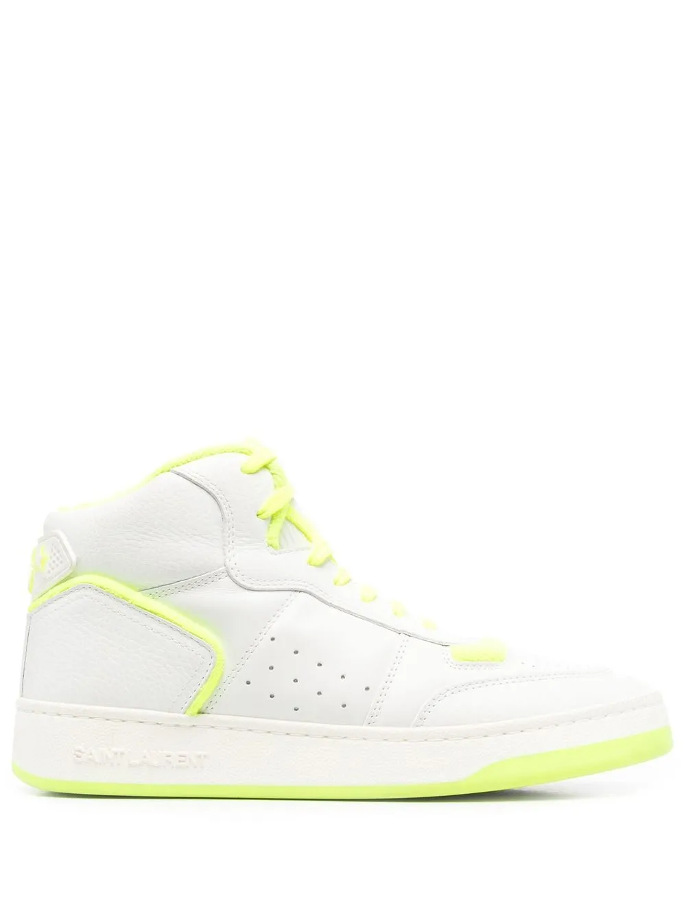 Saint Laurent Klassische High-Top-Sneakers – Weiß (713655AABPN)