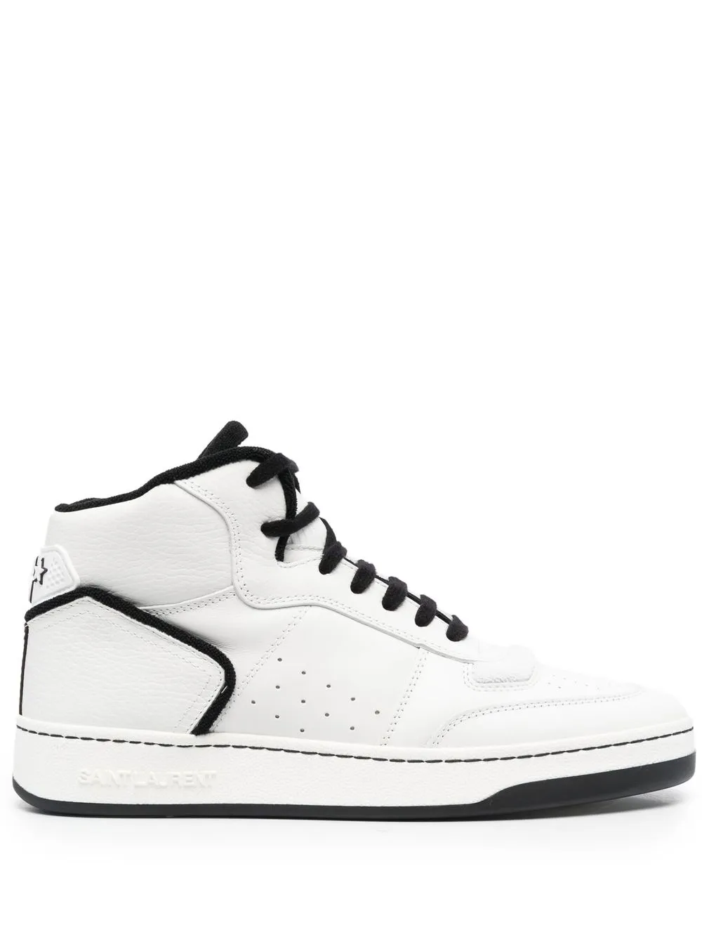 Saint Laurent SL/80 High-Top-Sneakers – Weiß (711250AABV5)