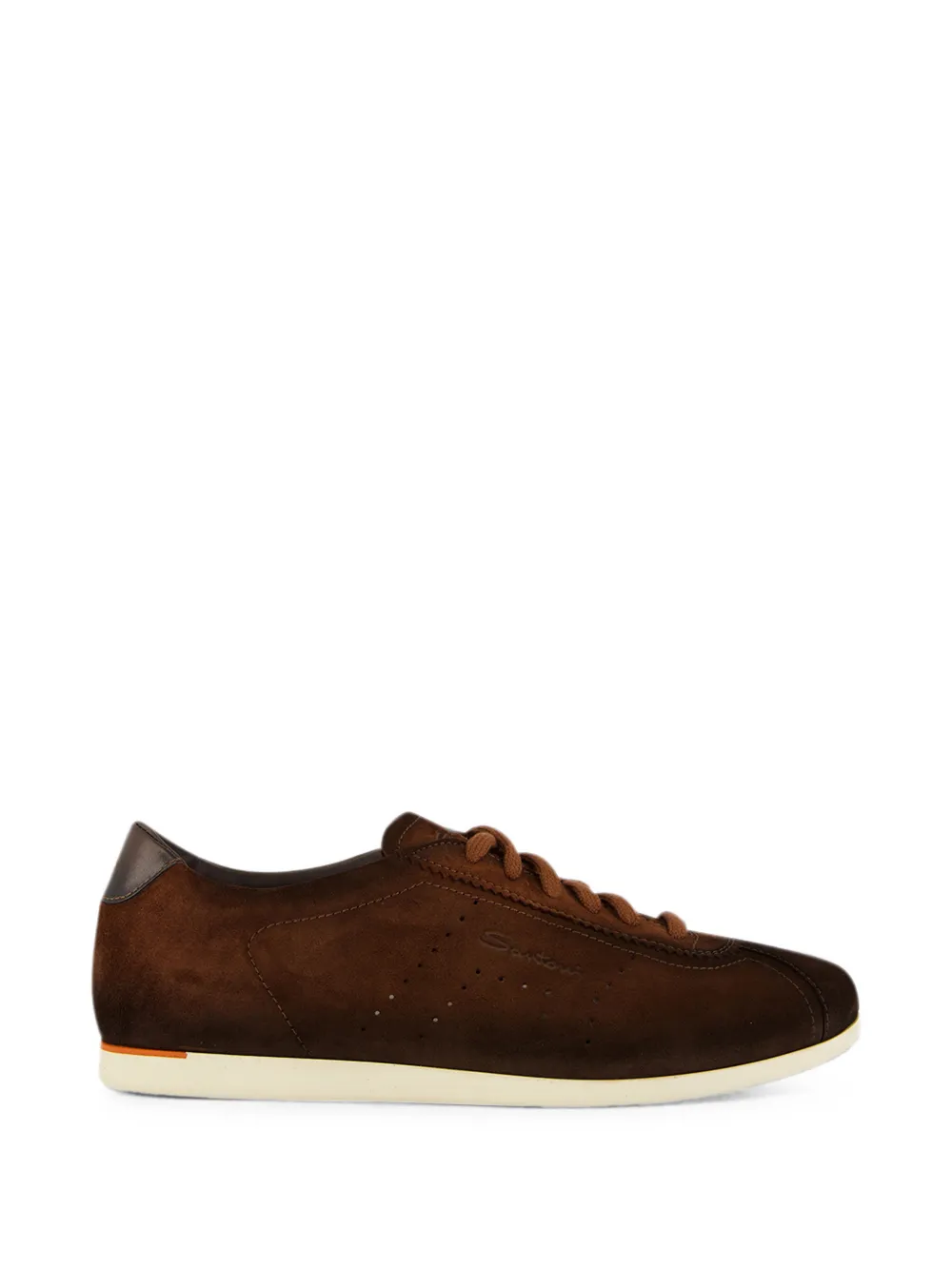 Santoni 70s Sneakers aus Wildleder – Braun (WBYR61449TIRTTNY)