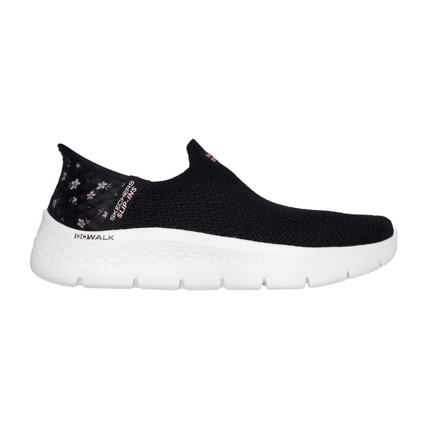Skechers Go Walk Flex – Sunset Rose für Damen, schwarz, Größe 38 EU (124822BKPK)