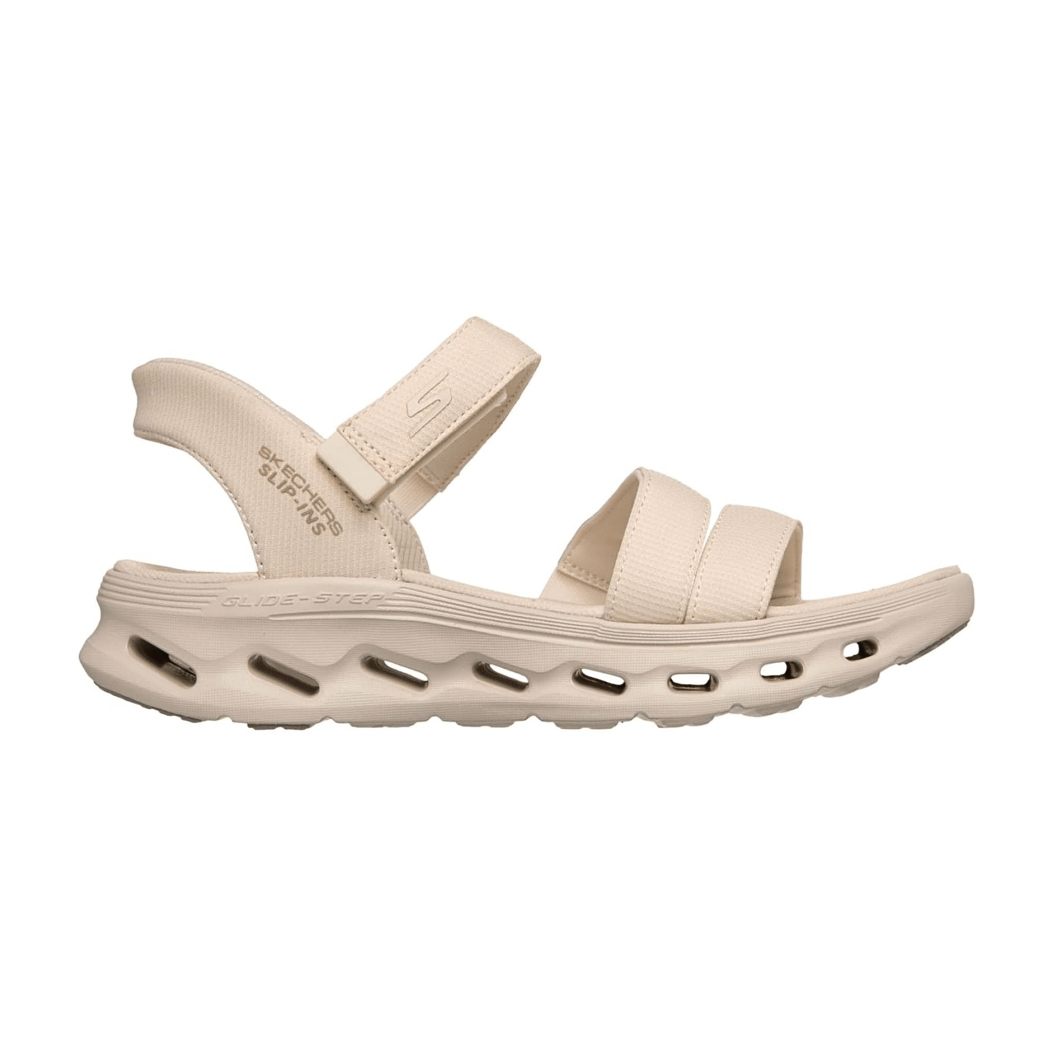 Skechers – Go Walk Glide-Step 2.0 Sandal – Dames – Sport – Beige (141269NAT)