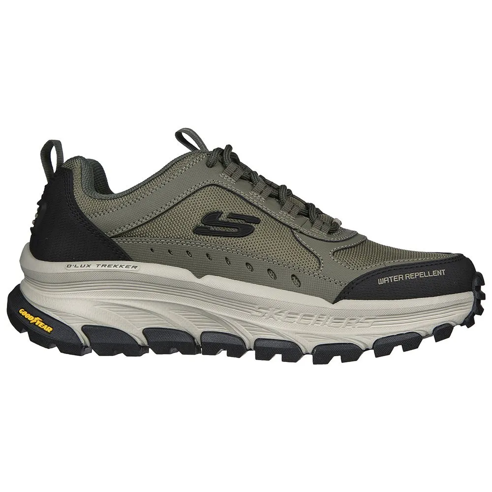 Skechers Relaxed Fit Olive Leather / Mesh / Synthetic / Multi Trim (237565-OLMT)