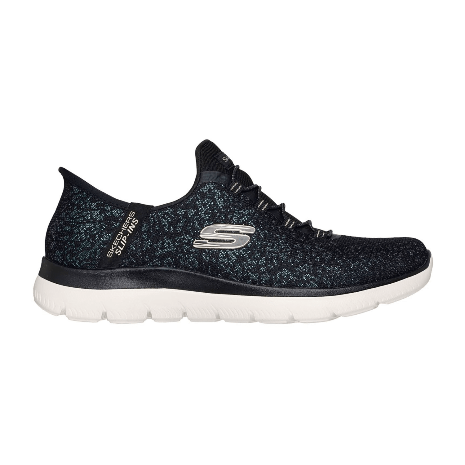 Skechers SUMMITS – LUNAR GLOW für Damen, schwarz, Größe 36 EU (150280BKGD)
