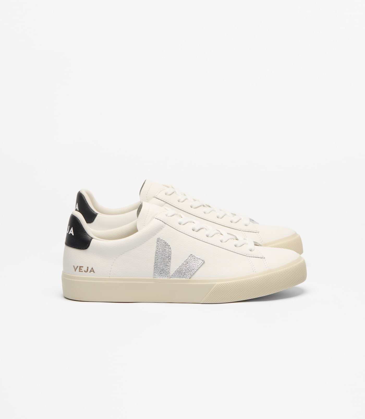 Sneakers Veja Campo Leather White/ Silver/ Black (CP0521753A)