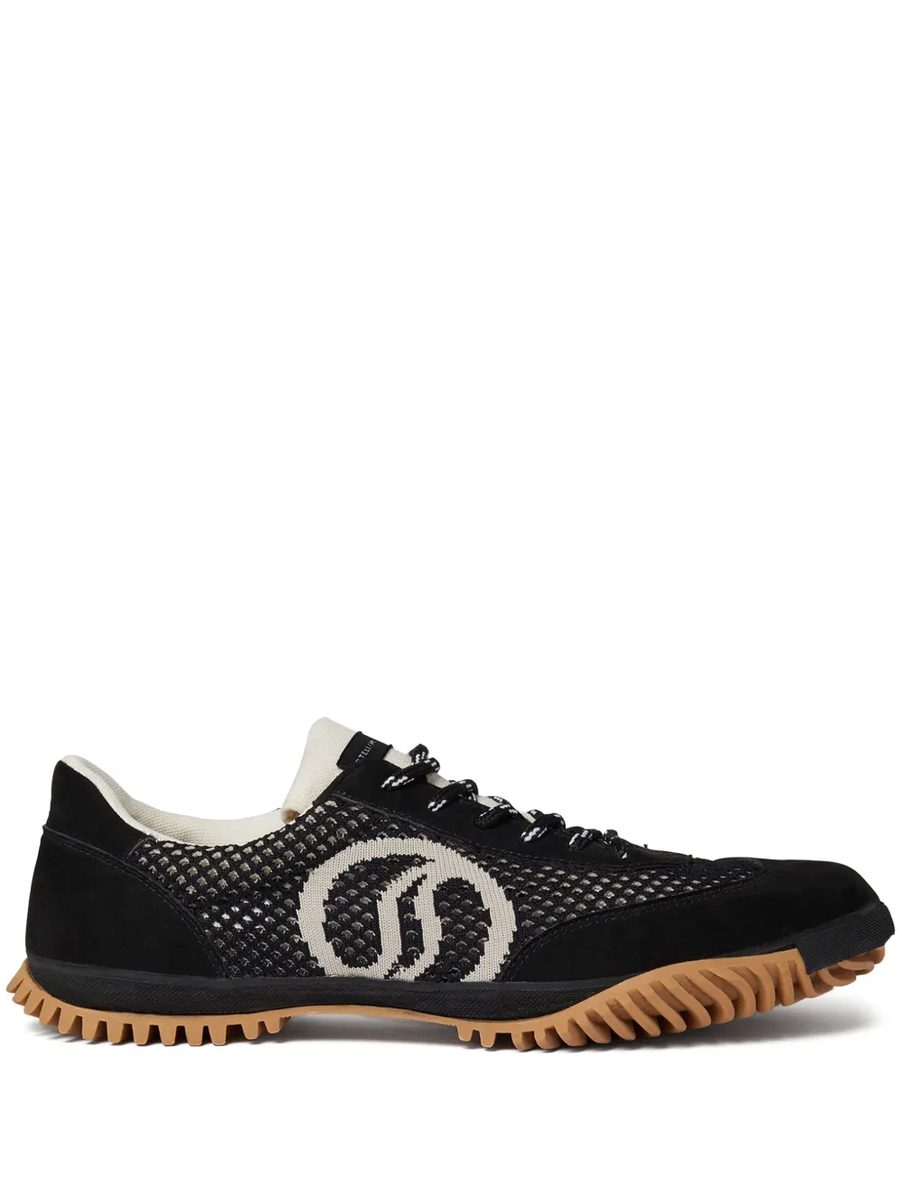 Stella McCartney S-Wave sneakers met mesh – Zwart (810414E00191)