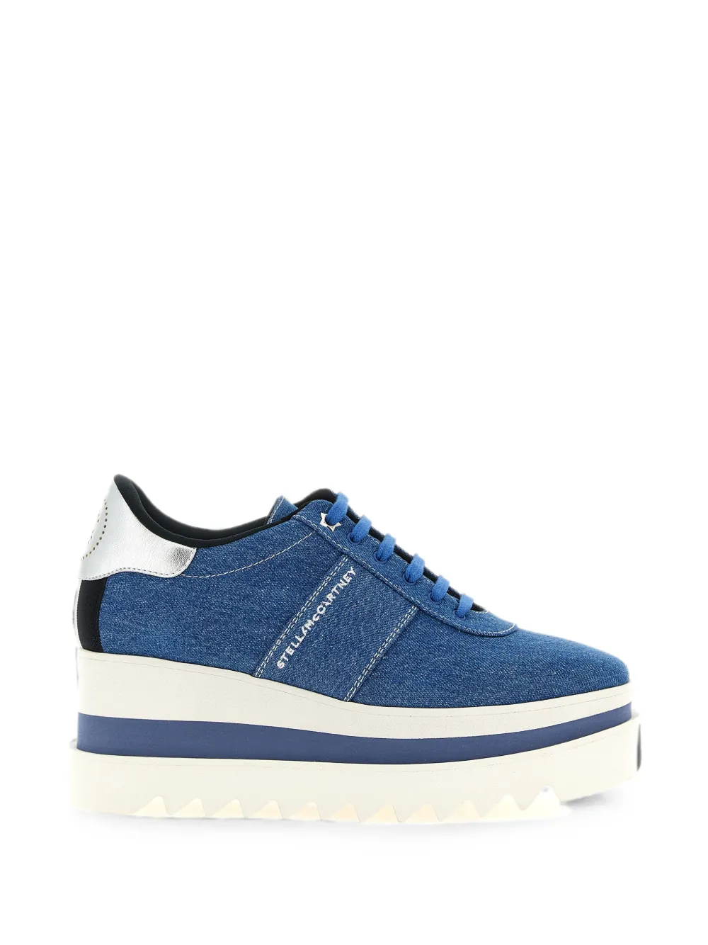 Stella McCartney Sneakelyse sneakers met plateauzool – Blauw (810757E00337)