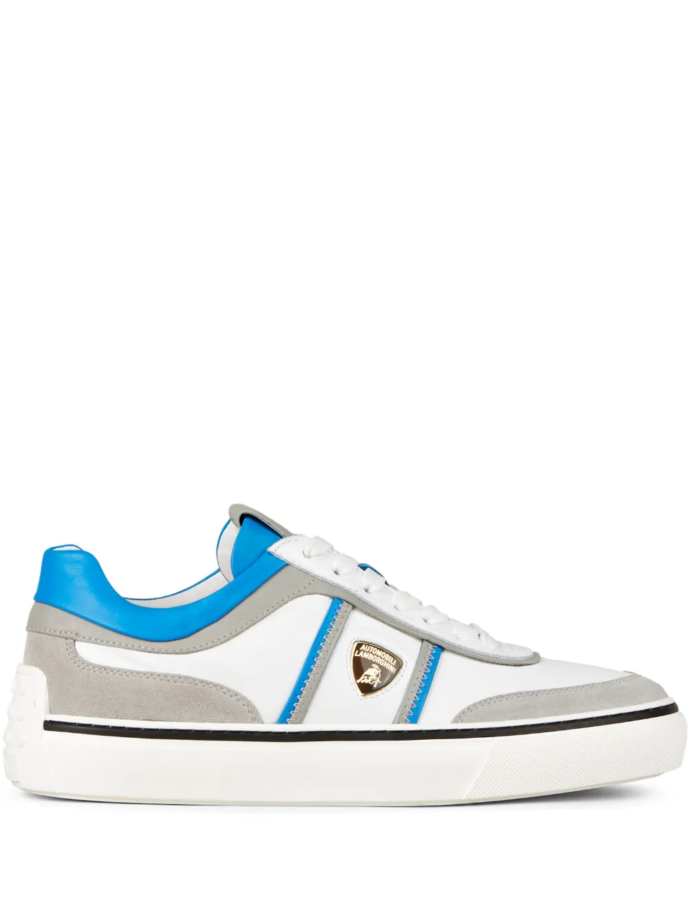 Tod’s Automobili Lamborghini sneakers met vlakken – Wit (Y5M03E0HI70SI6)