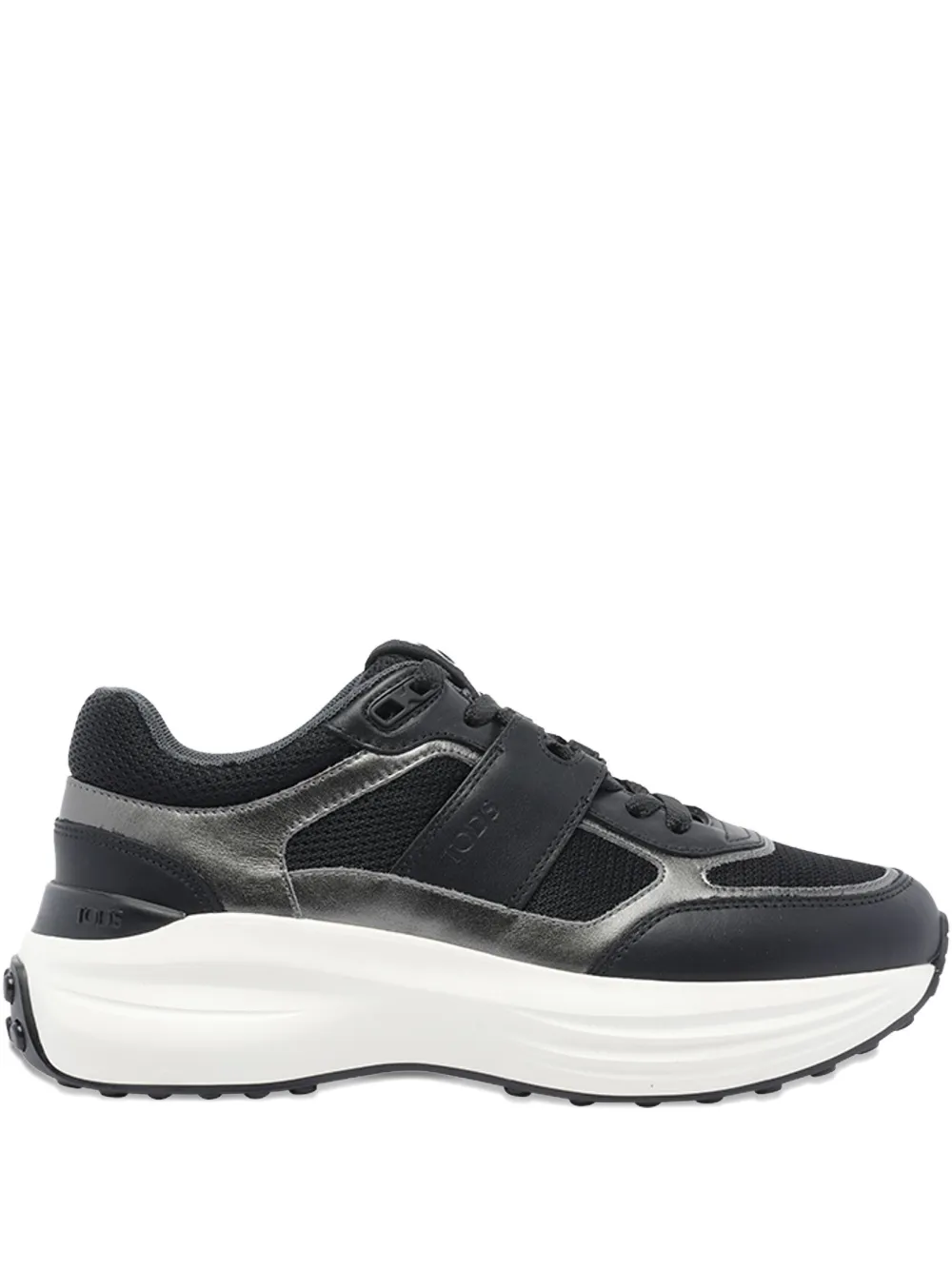 Tod’s Sneakers met leren vlakken – Grijs (XXW81L0JP40UOJ)