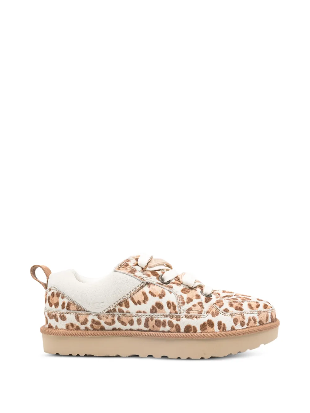 UGG Lo Lowmel Plains sneakers met luipaardprint – Beige (1181071)