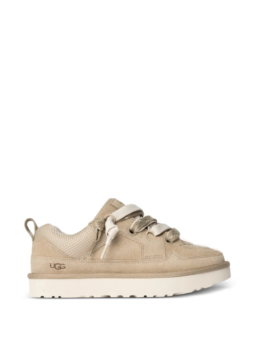 UGG Sneakers met vlakken en logo-reliëf – Beige (LOLOWMELMUSTARDSEED)