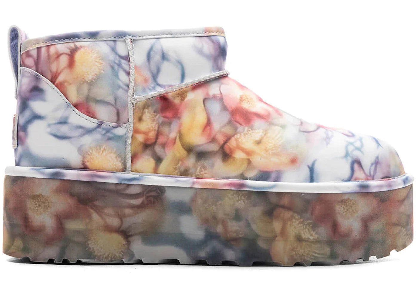 Ugg Classic Ultra Mini light blue floral (1170171-LLF)