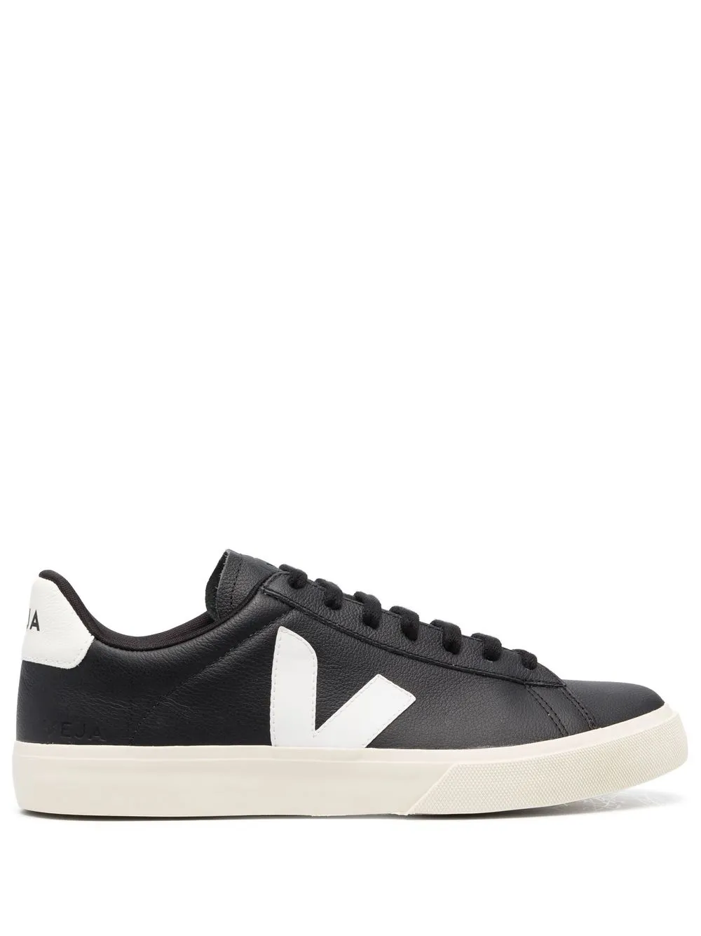 VEJA Campo Chromefree leren sneakers – Zwart (CP051215B0)