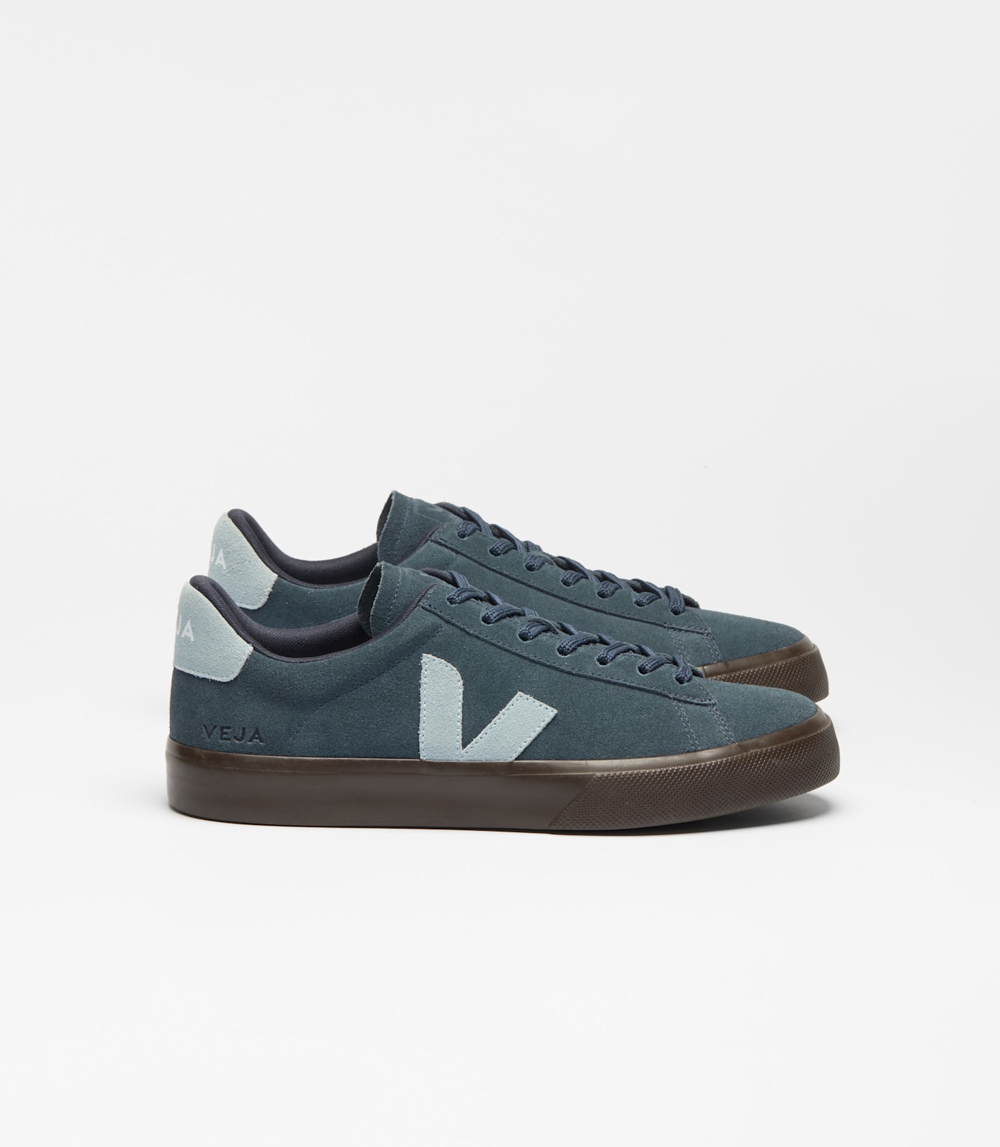 VEJA Campo suede nautico steel eagle sneakers – Blauw (CP0322312)