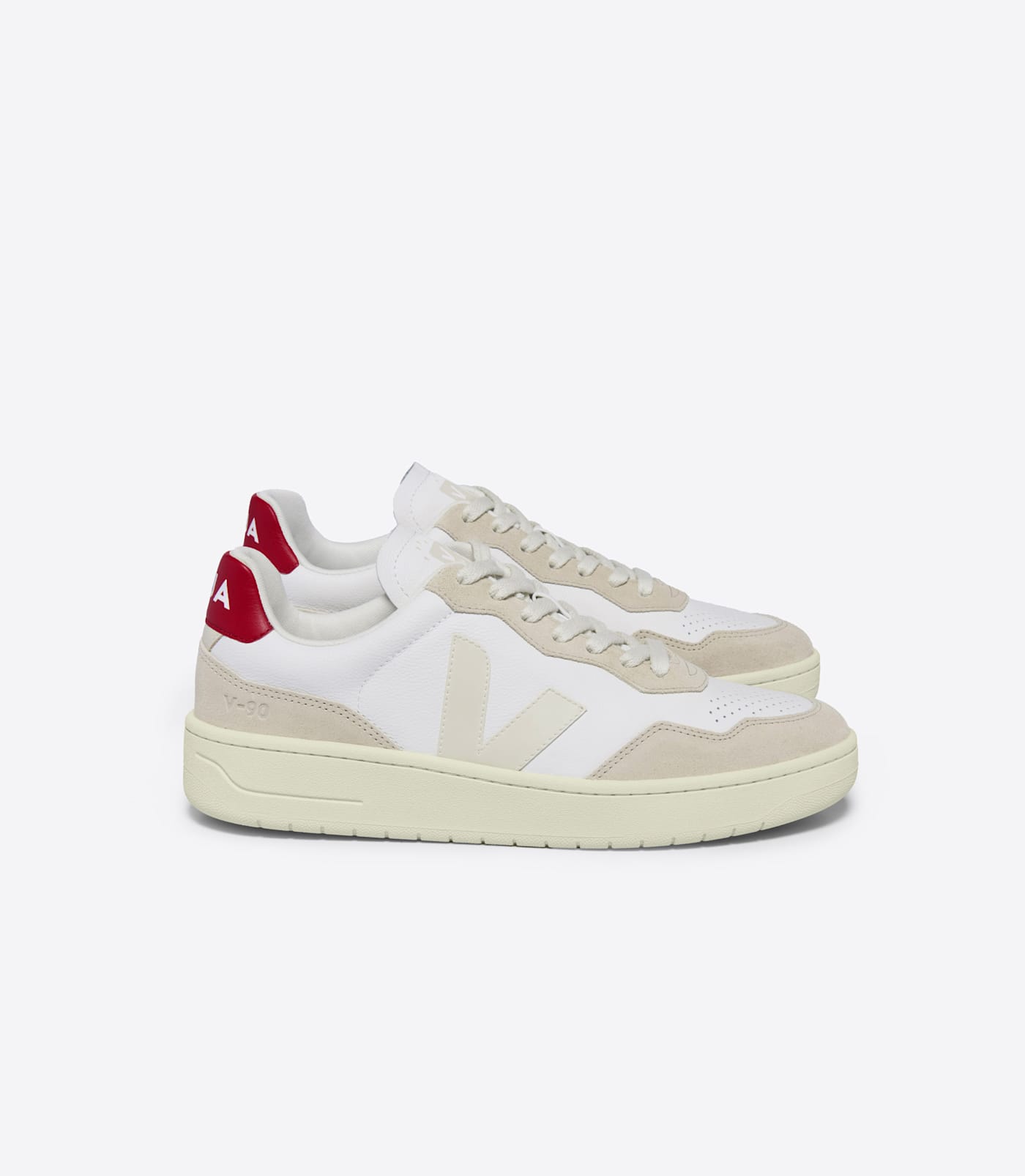 VEJA V-90 leren sneakers – Wit (VD2003459B)
