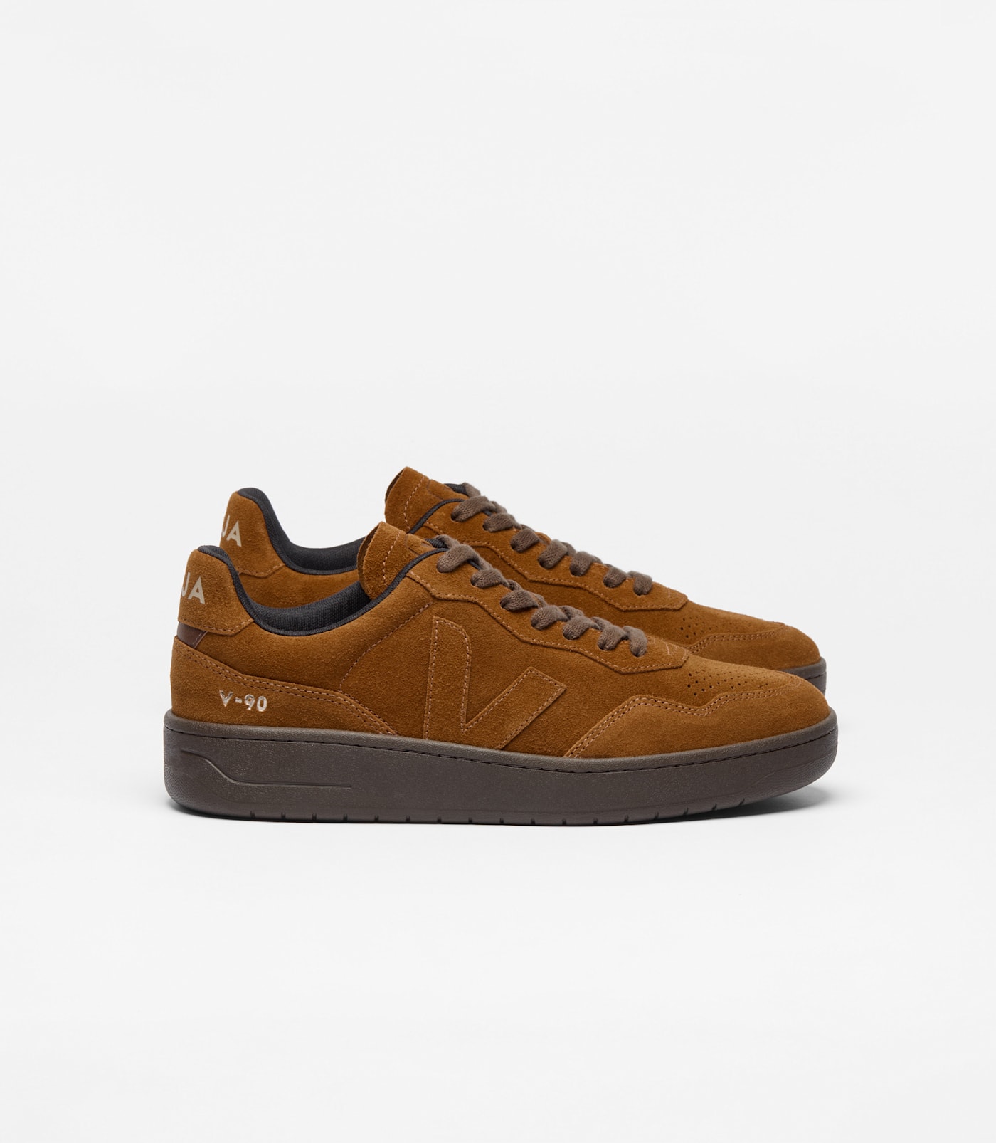 VEJA V-90 low-top sneakers – Bruin (VD0320929)