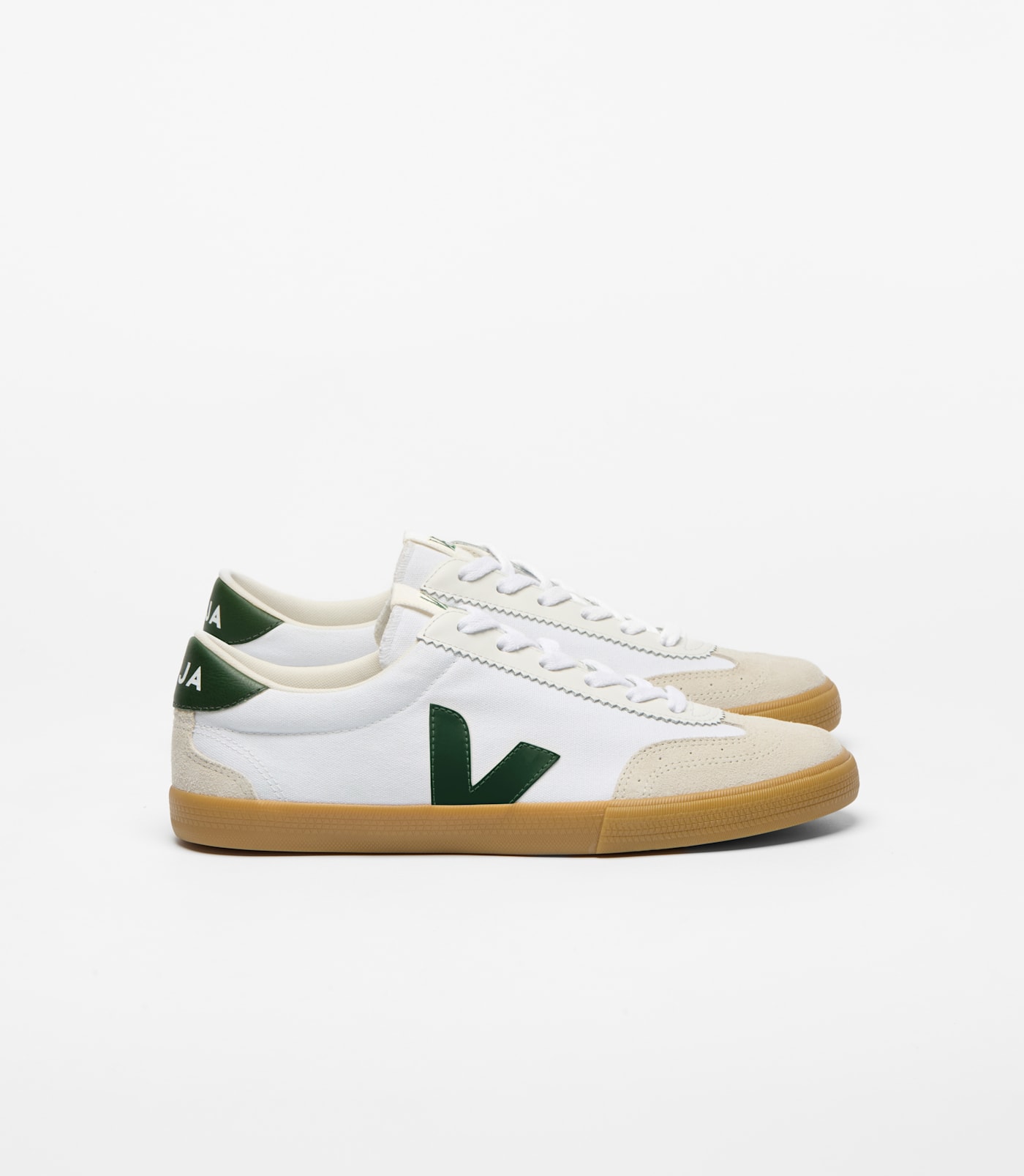VEJA Volley canvas sneakers met vlakken – Wit (VO0121664A)