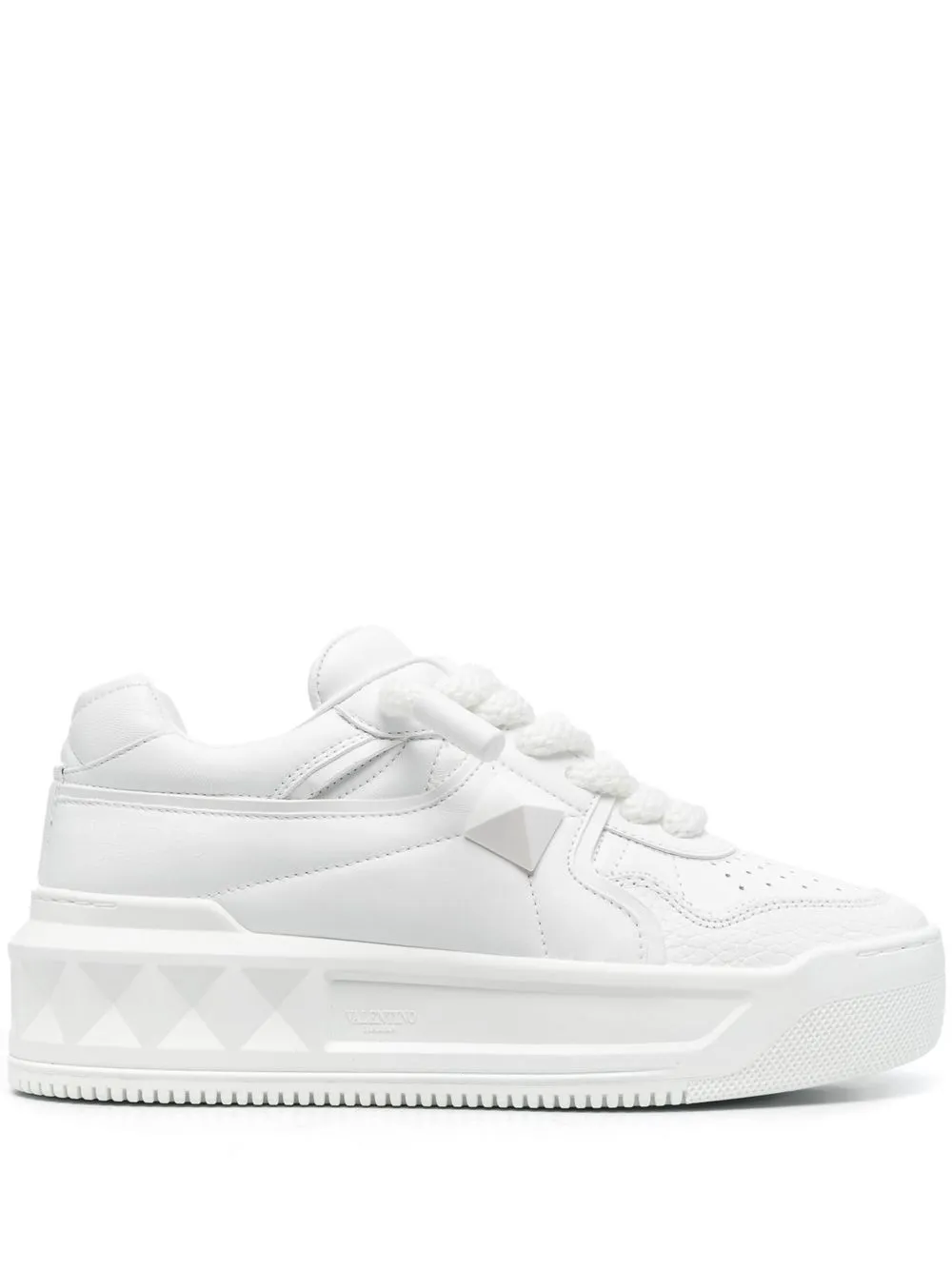 Valentino Garavani One Stud XL leren sneakers – Wit (WS0FQ4XTM)