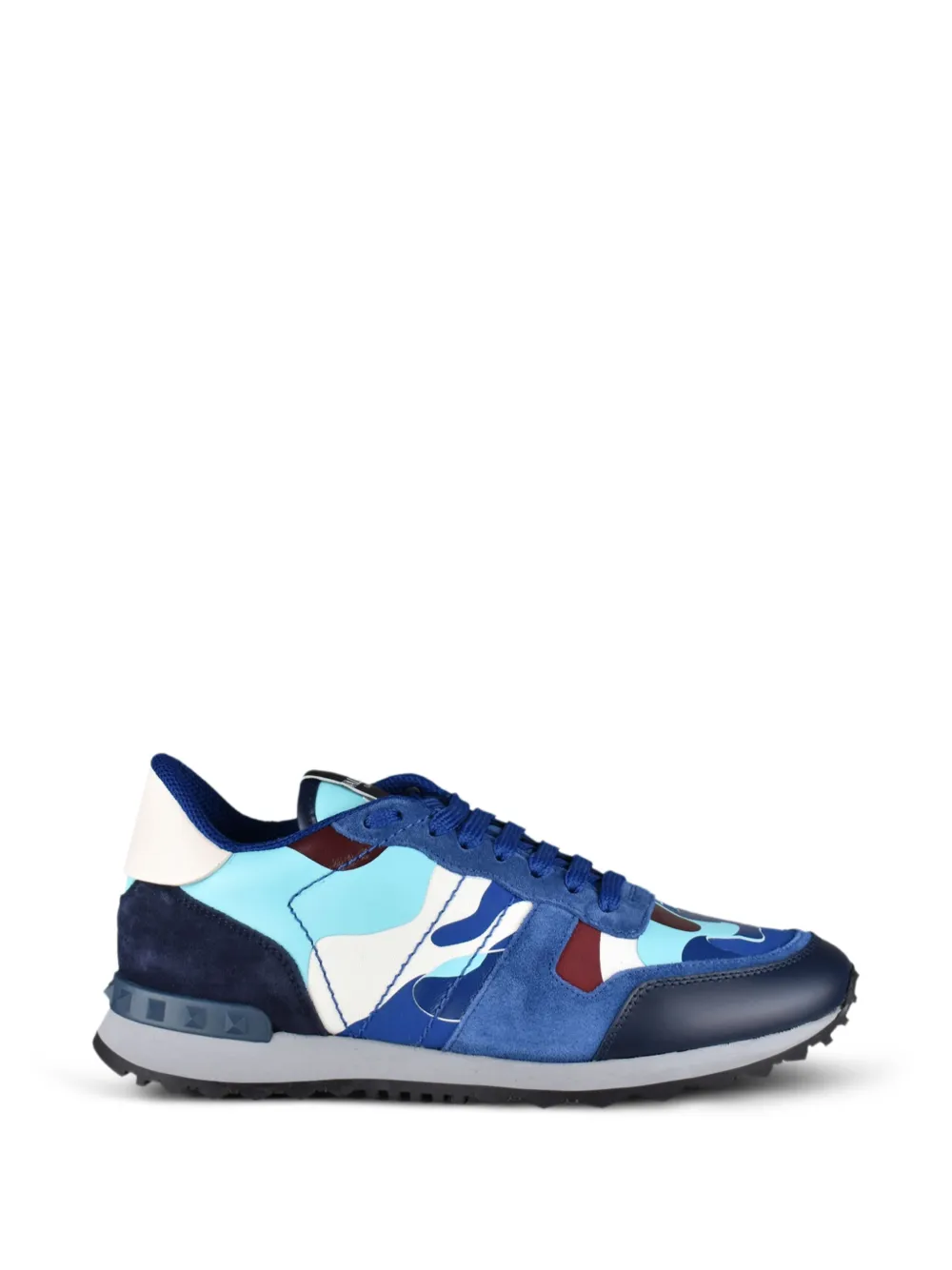 Valentino Garavani Rockrunner sneakers met camouflageprint – Blauw (XY2S0723T)
