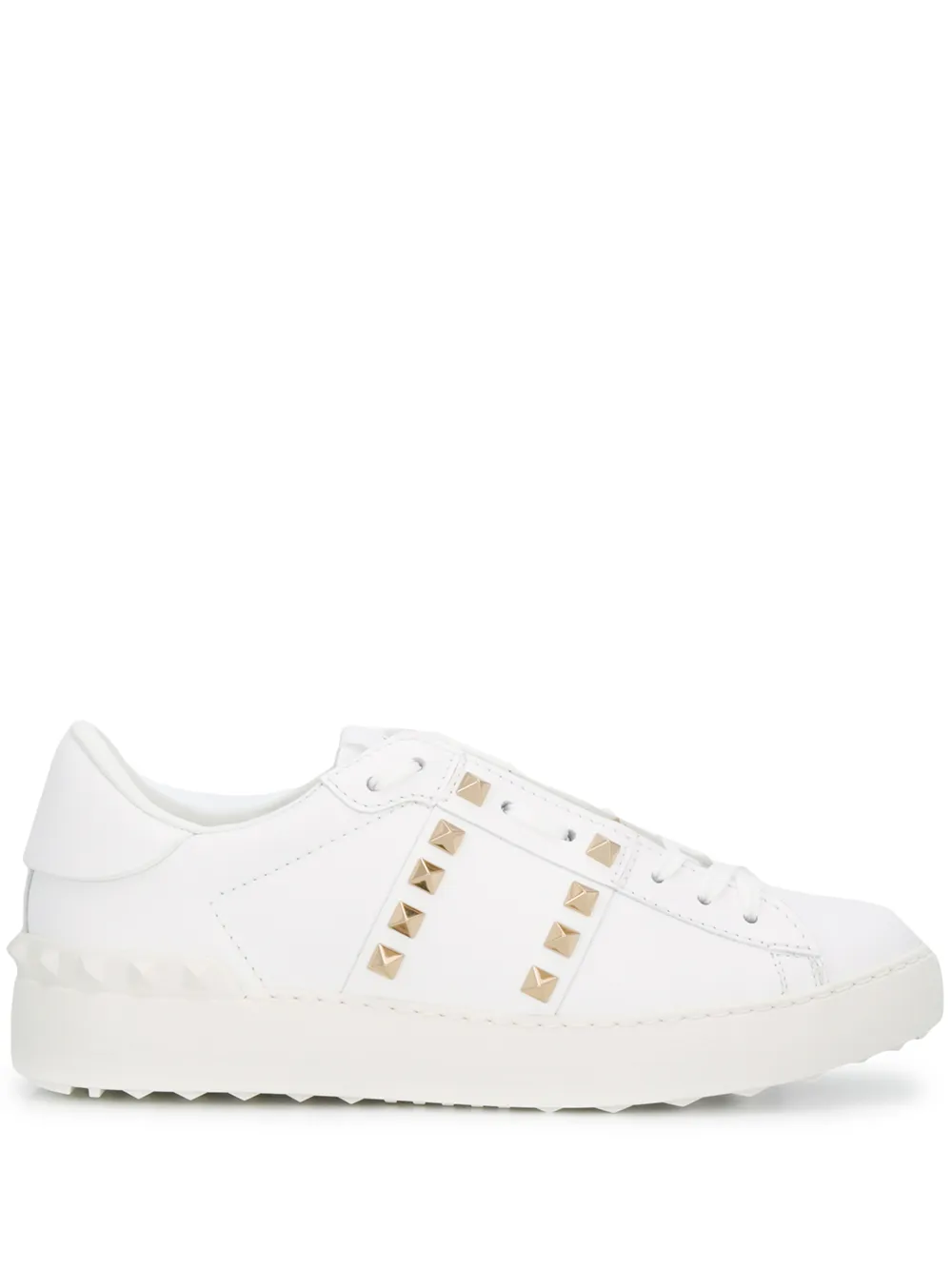 Valentino Garavani Rockstud leren sandalen met studs – Wit (WS0A01BHS)