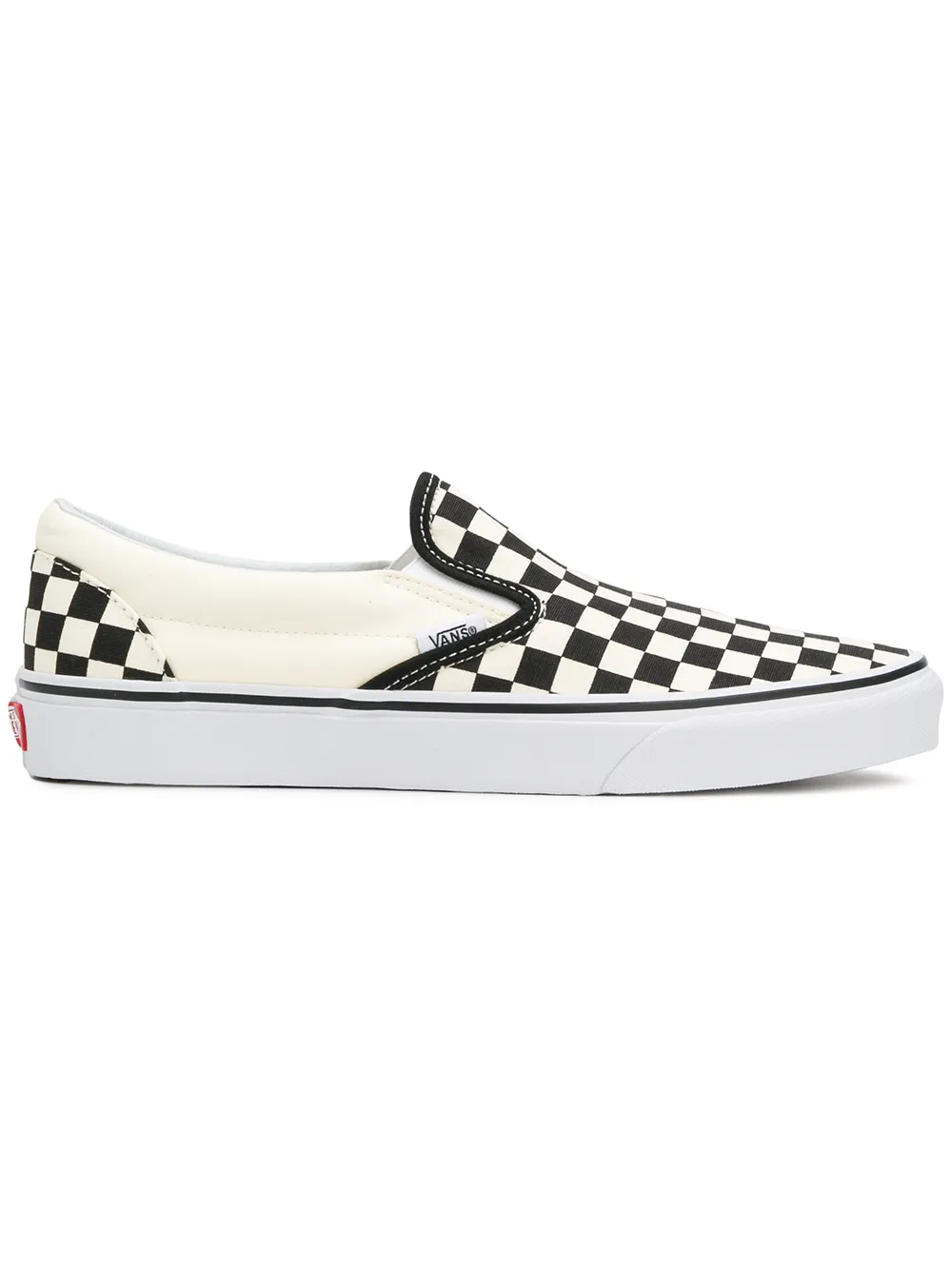 Vans Slip-On-Sneakers mit Schachbrettmuster – Weiß (WN000EYEBWW)