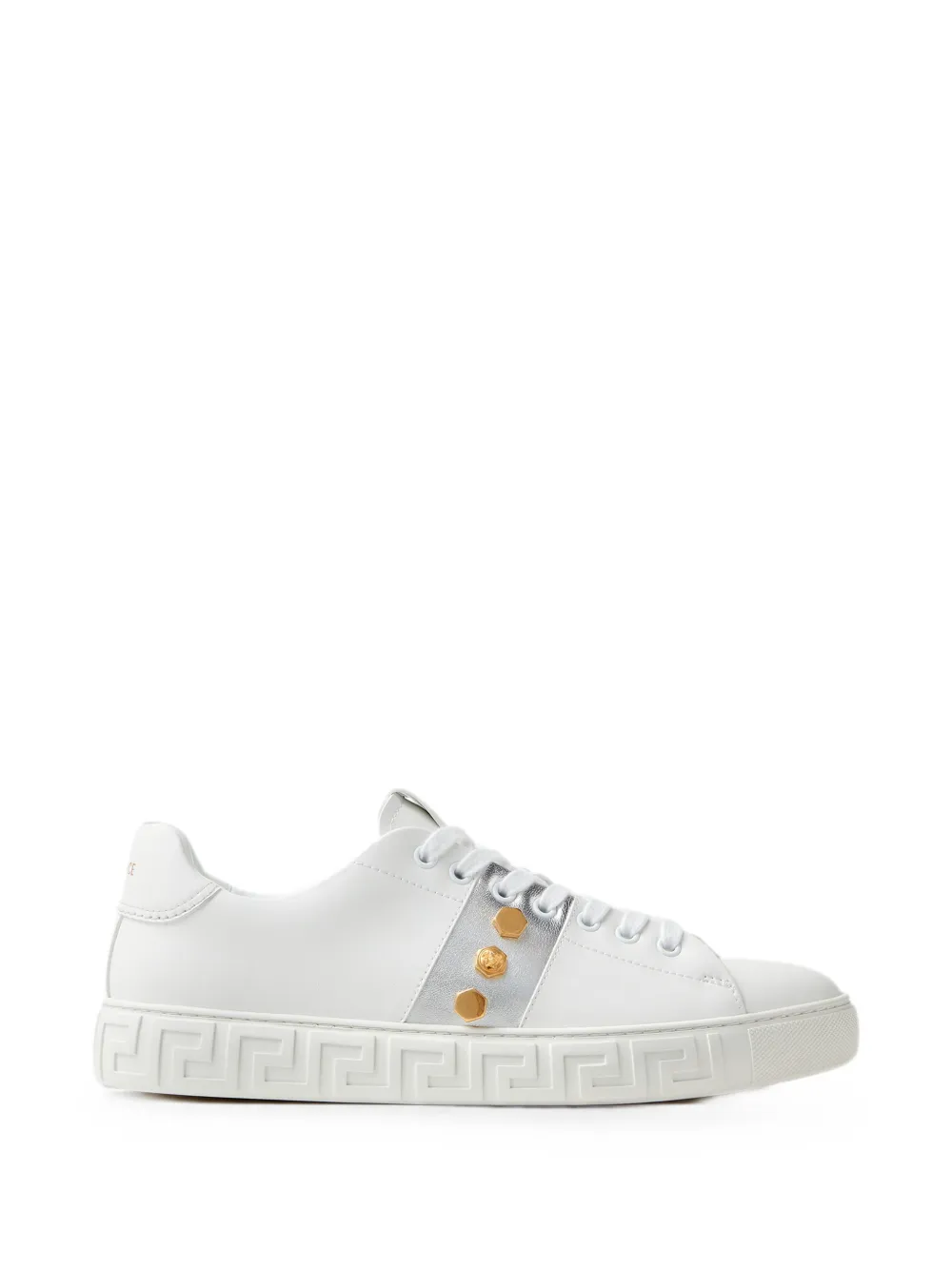 Versace Greca Sneakers mit La Medusa-Verzierung – Schwarz (10242061A19224)