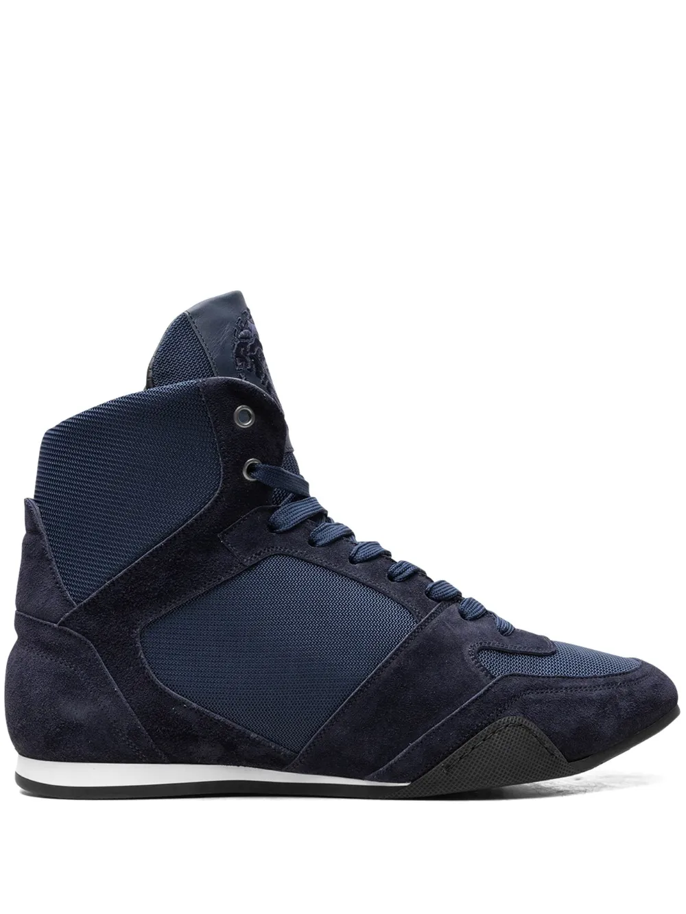 Versace High-top Greek Key Navy sneakers – Blauw (DSU6442D4CTG)