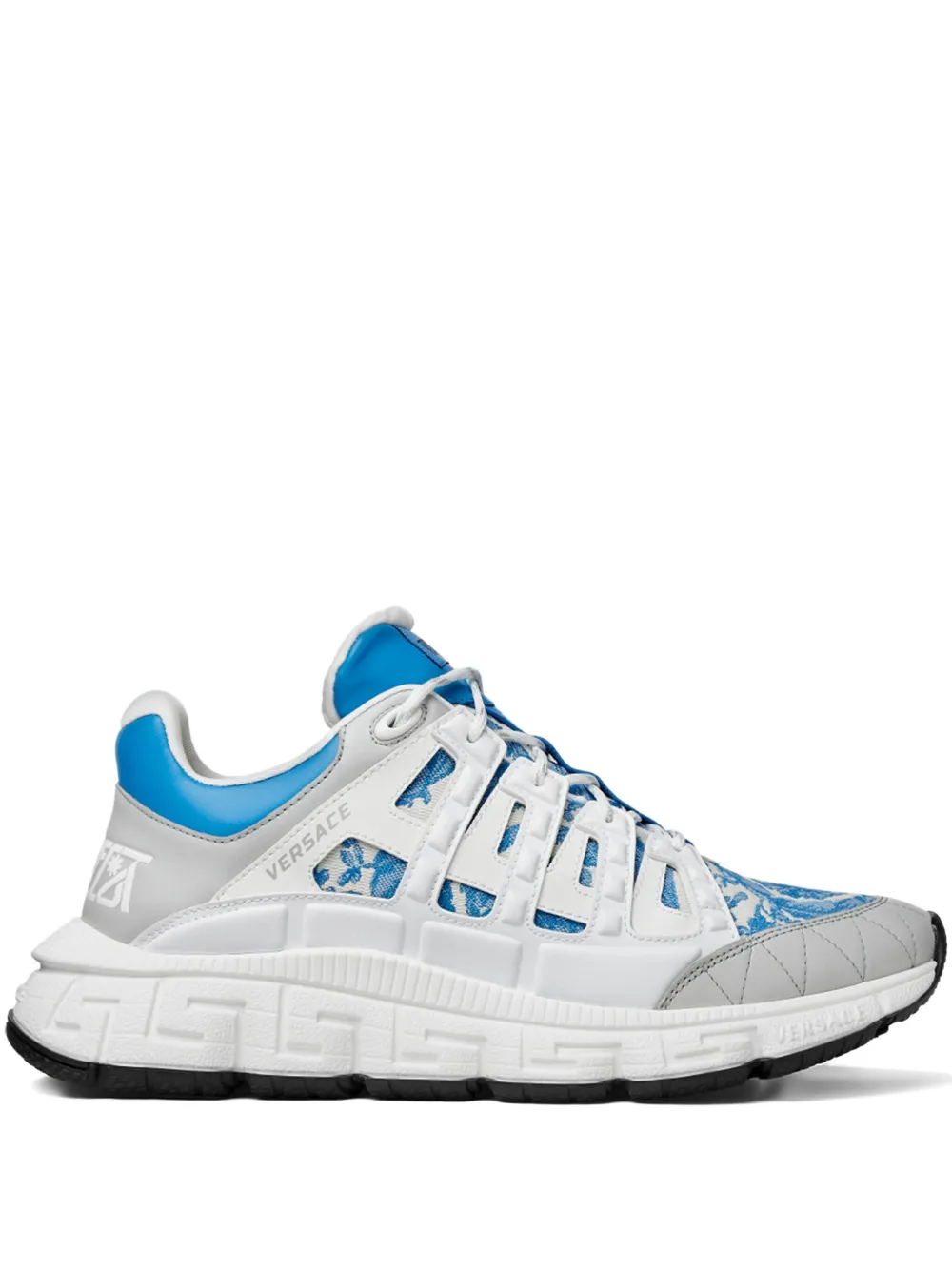 Versace Trigreca Sneakers mit Barocco-Jacquardmuster – Schwarz (DSU80941A09769)