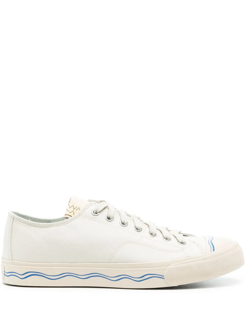 visvim Sneakers mit Wellen-Print – Weiß (0124101001002)
