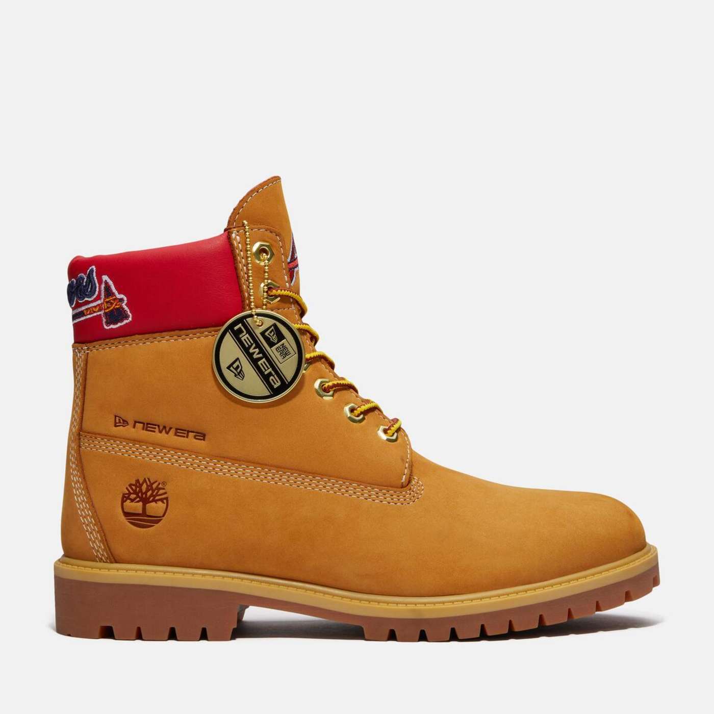 New Era x MLB x Timberland 6-Inch Waterproof Boot – Atlanta Braves – “Atlanta Braves” (TB0A2J7TAOY)
