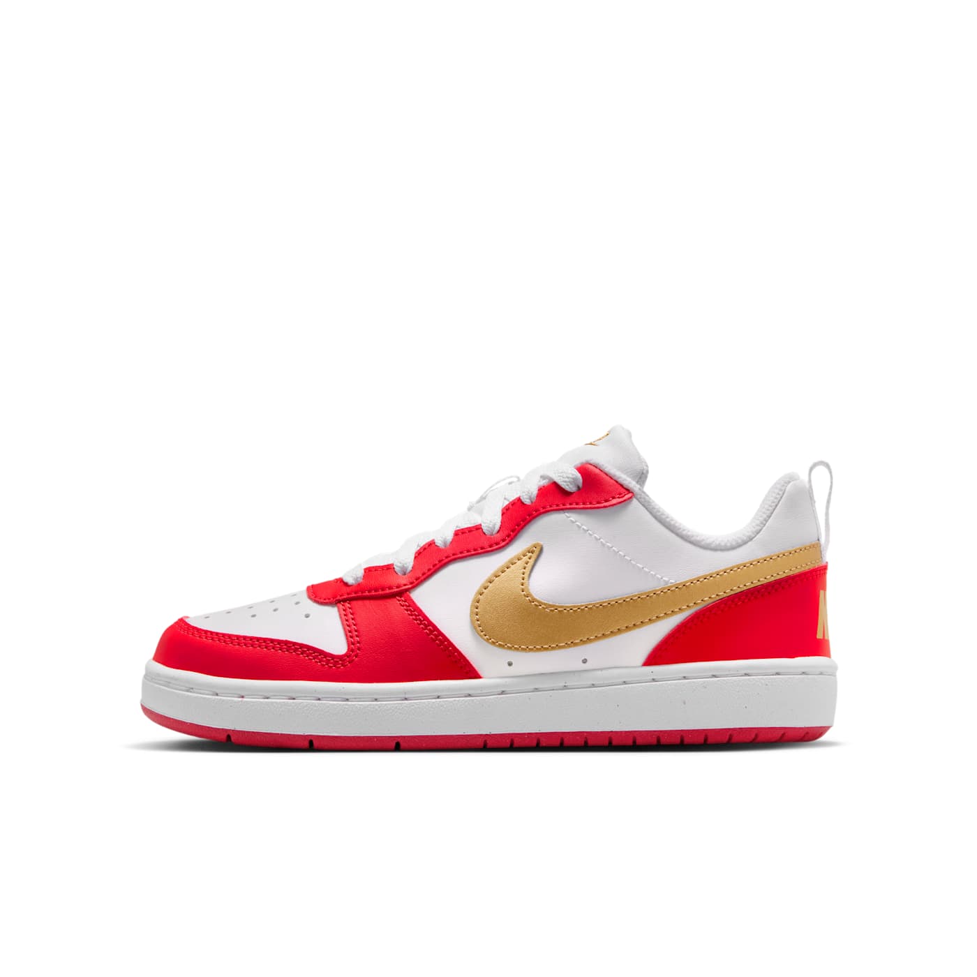 Nike Court Borough Low Recraft White University Red Gold (DV5456-137)